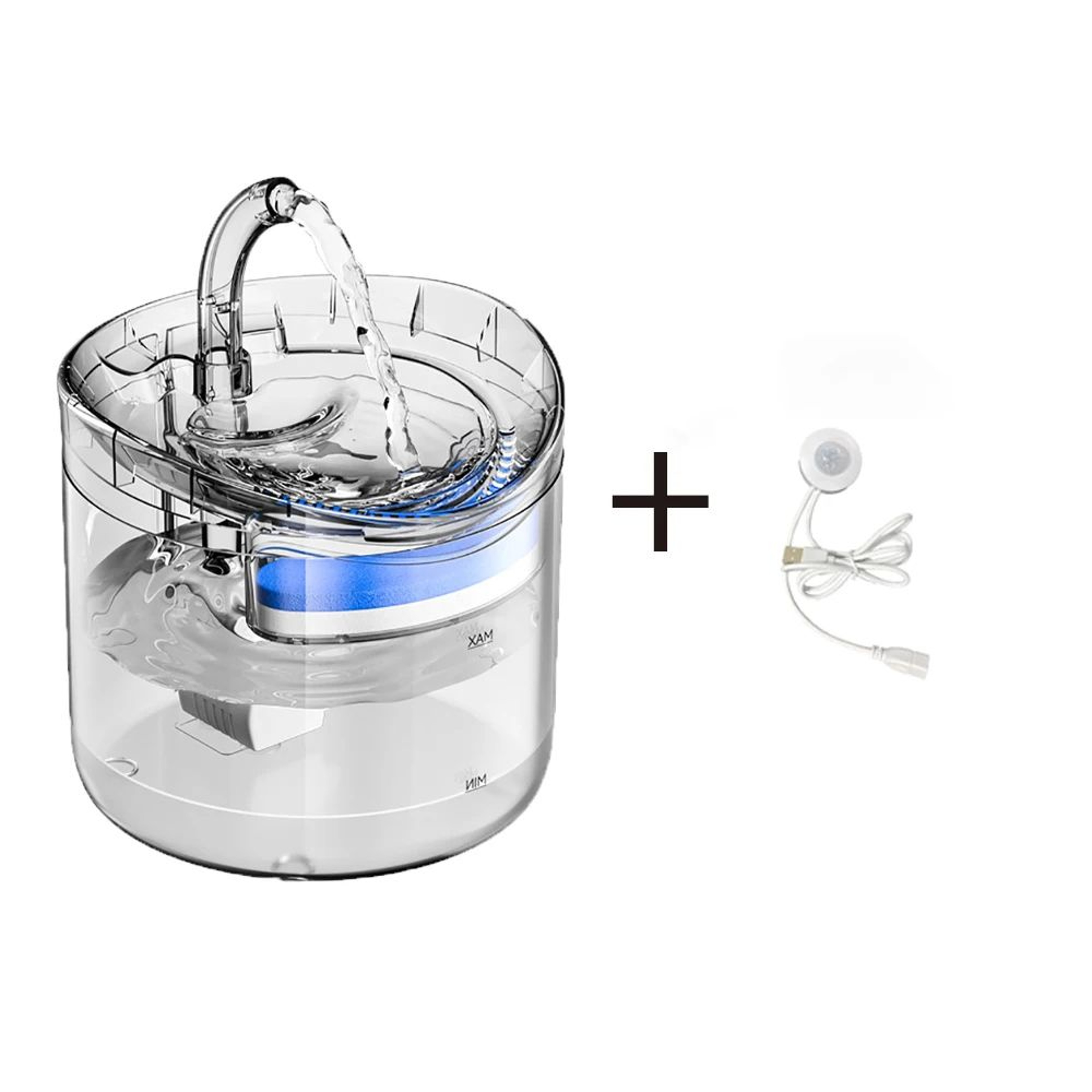 Automatic Pet Water Fountain  USB Powered Cat  Dog Drinking Fountain With Activated Carbon Filter   7
