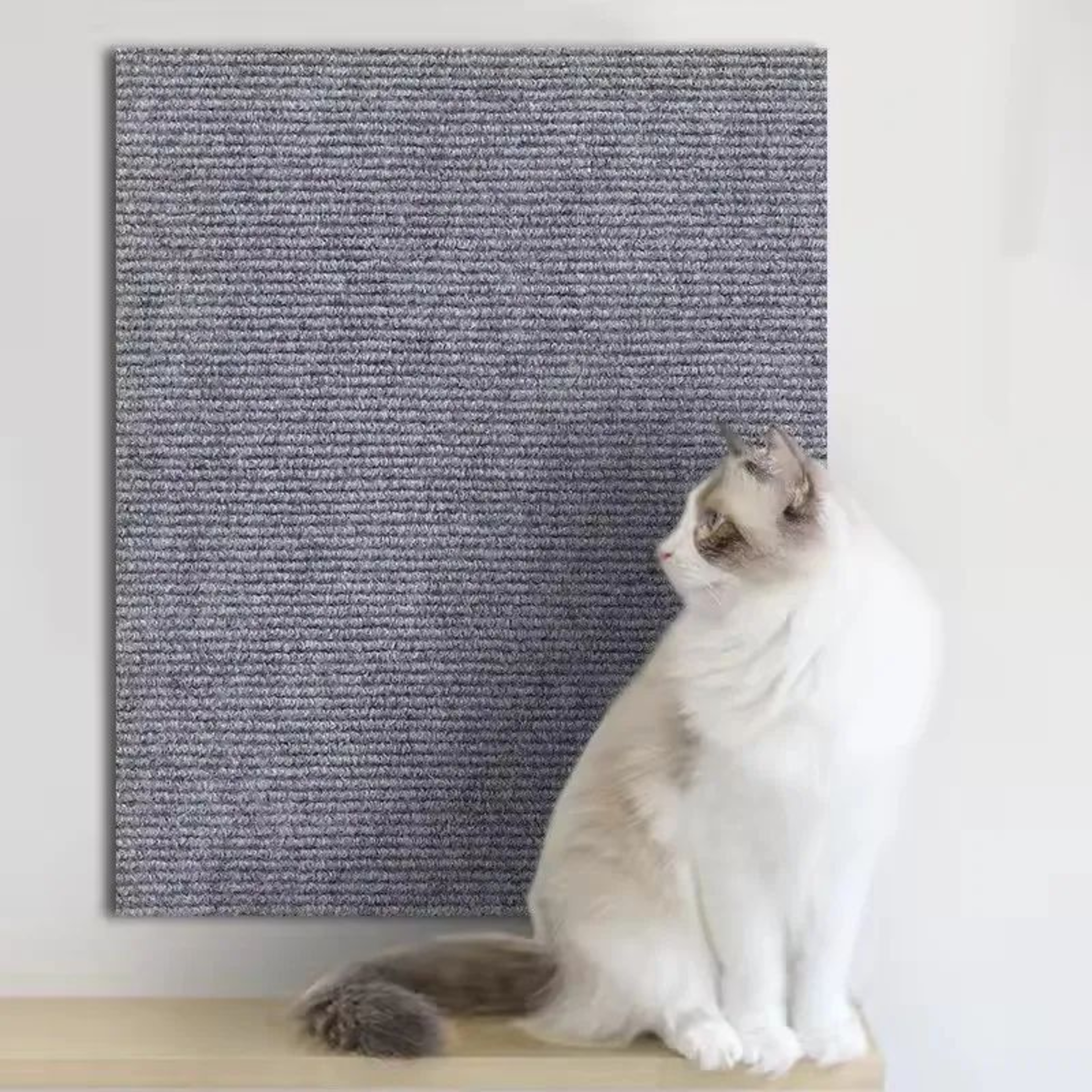 SelfAdhesive Cat Scratch Protection Mat  Trimmable Carpet Scratch Board For Sofa Walls  Furniture 8