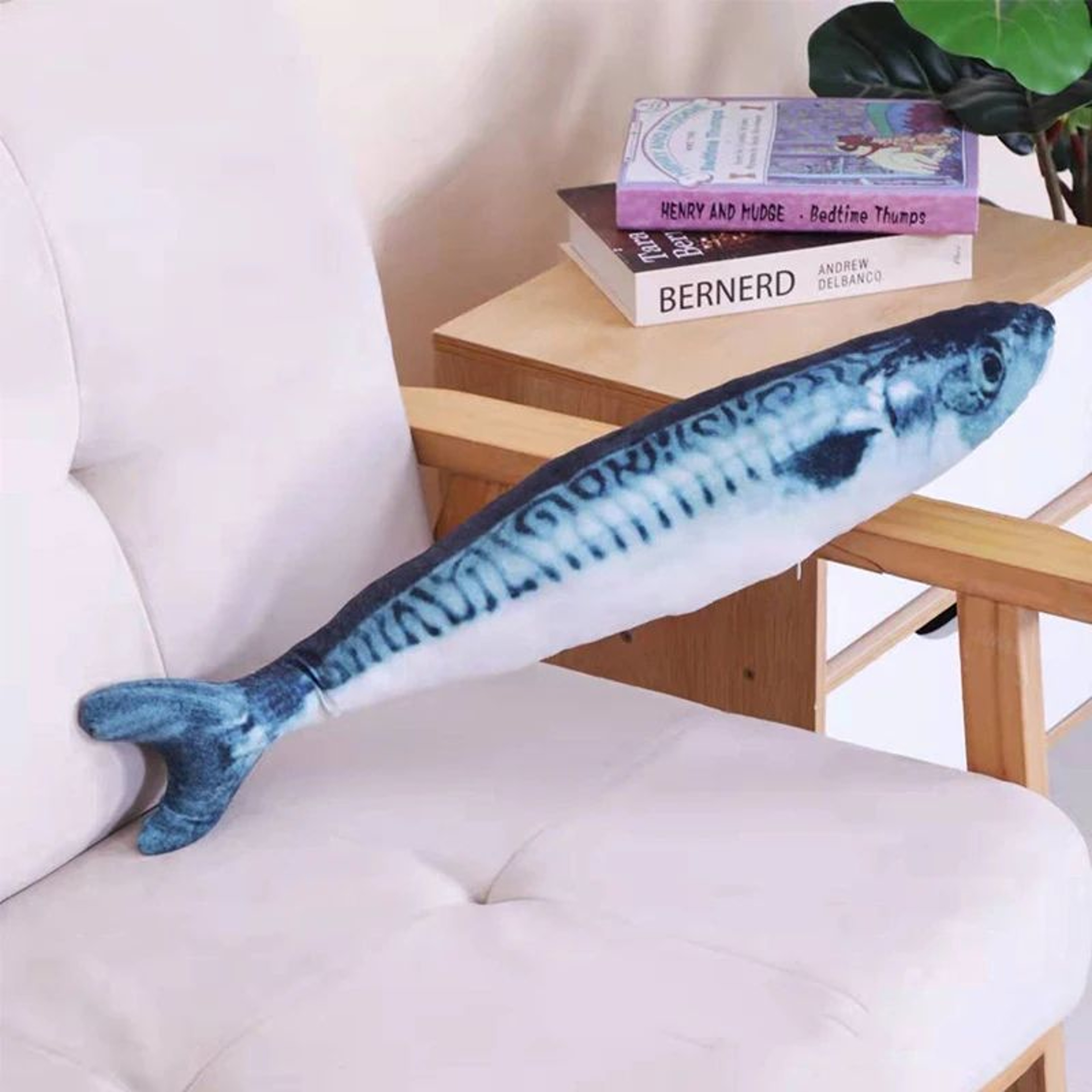 Realistic Catnip Fish Plush Toy  Soft Interactive Cat Chew  Kicker Pillow For Indoor Cats 15