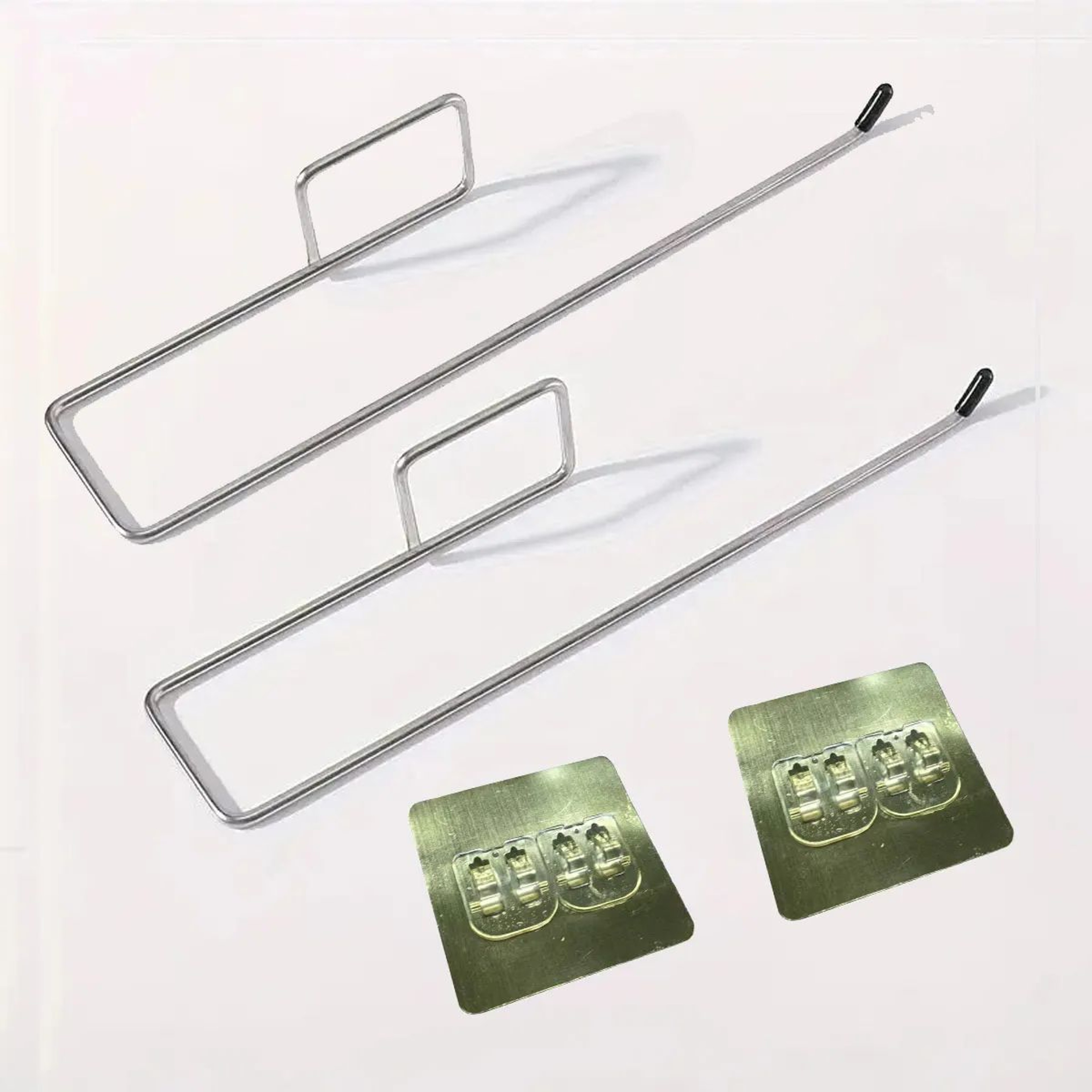 Adhesive Stainless Steel Toilet Paper Holder  WallMounted Paper Towel  Towel Rack Organizer For Bat 7