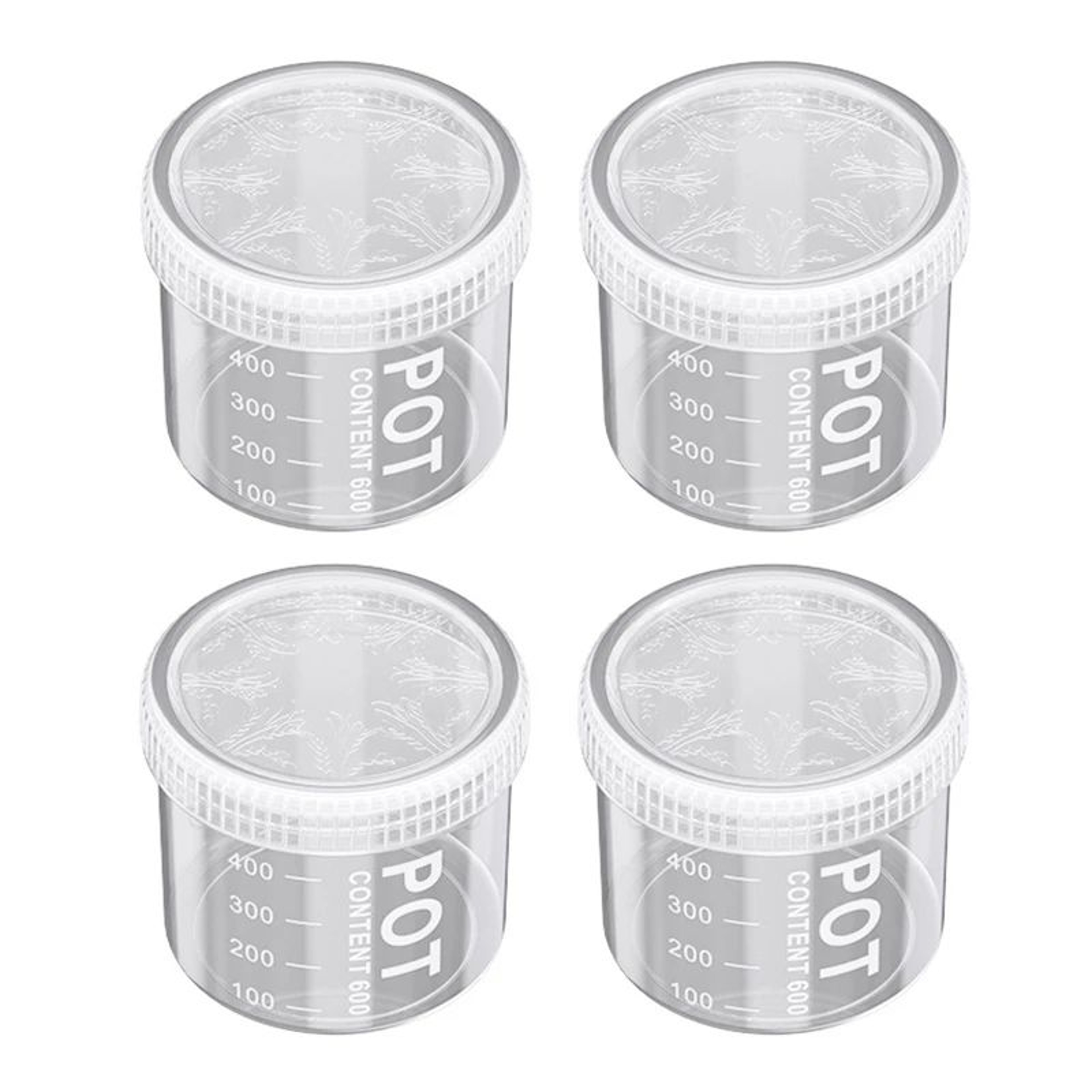 Airtight Grain Storage Container With Measurement Marks  PP Kitchen Pantry  Refrigerator Organizer 6