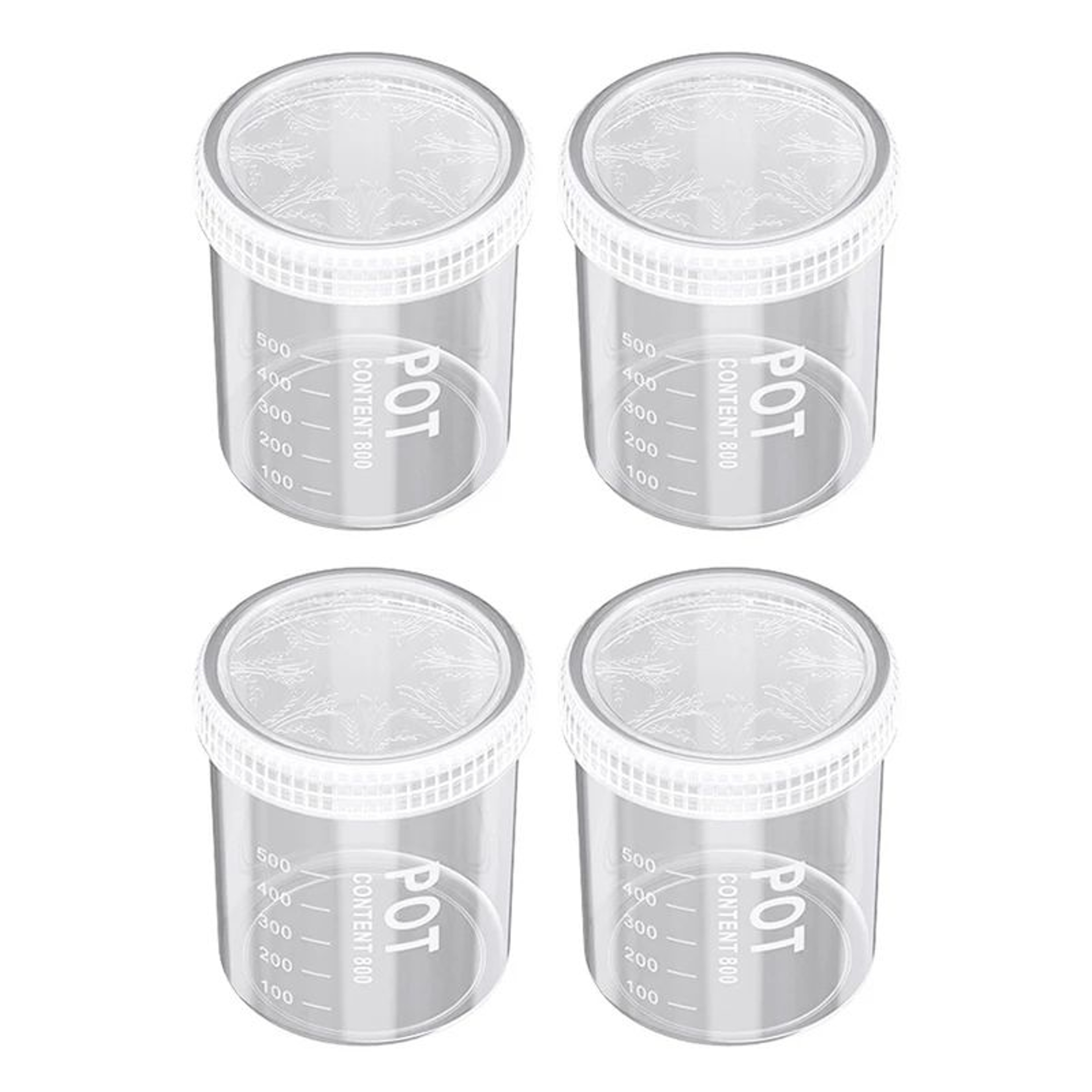 Airtight Grain Storage Container With Measurement Marks  PP Kitchen Pantry  Refrigerator Organizer 9
