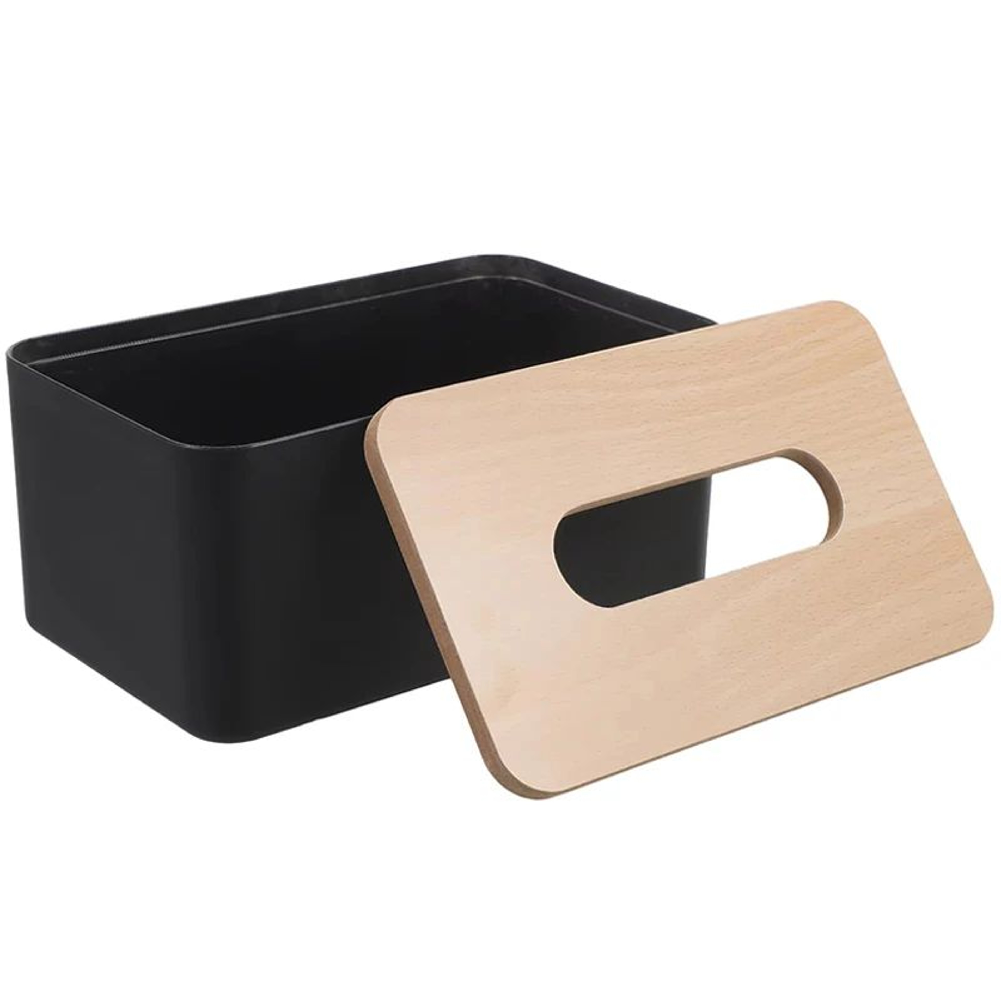 Minimalist Plastic Tissue Box  Detachable Rectangle Paper Towel Holder For Kitchen Bathroom  Living 3