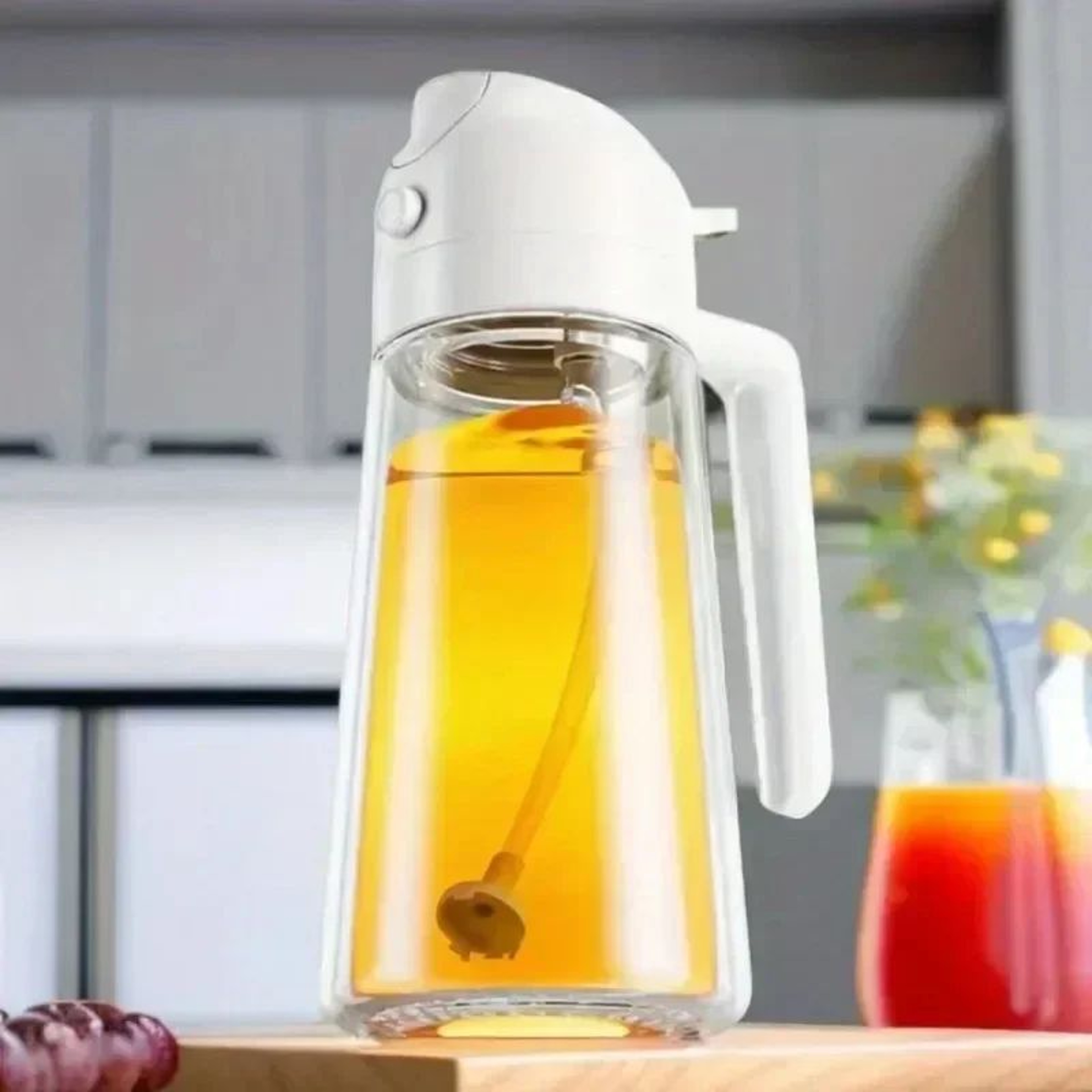 2in1 17 Oz Oil Sprayer Bottle  Refillable Olive Oil Dispenser  Cooking Spray Bottle For BBQ Baking  10