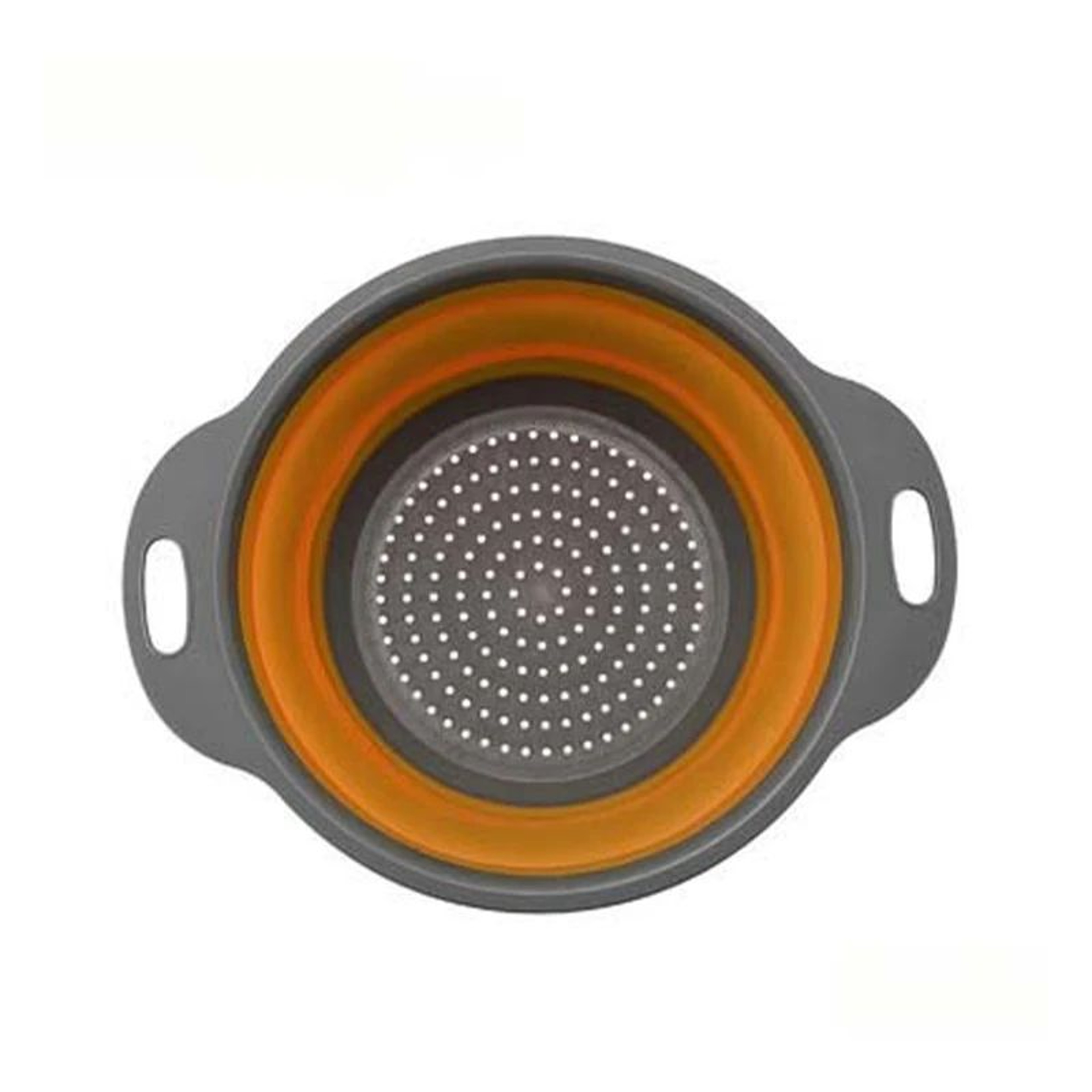 Collapsible Silicone Drain Basket For Fruits  Vegetables  Foldable Colander Kitchen Strainer 6