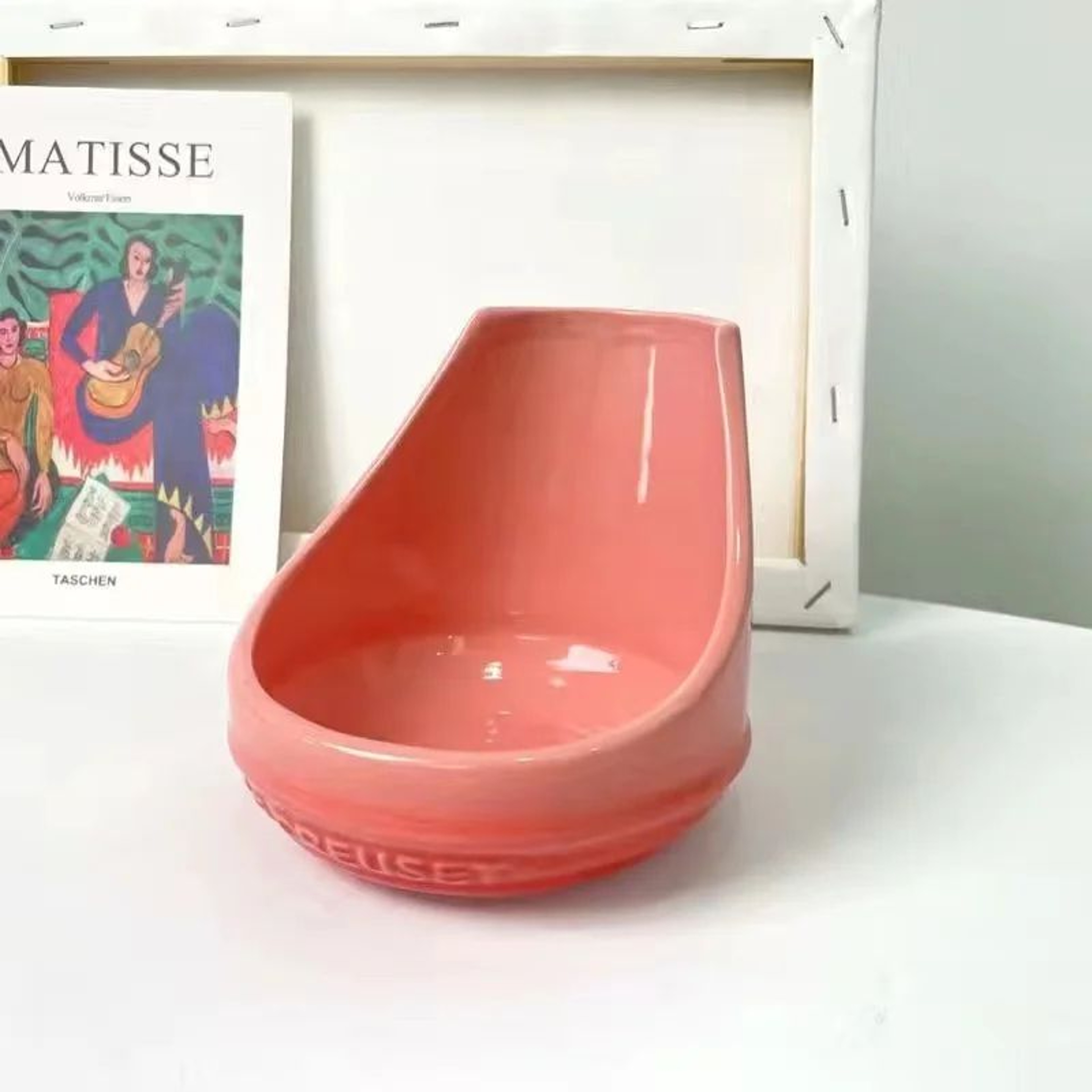 Ceramic Pot Lid  Spoon Holder Stand  NoDrill Kitchen Organizer For Lids Spoons  Cooking Utensils 5