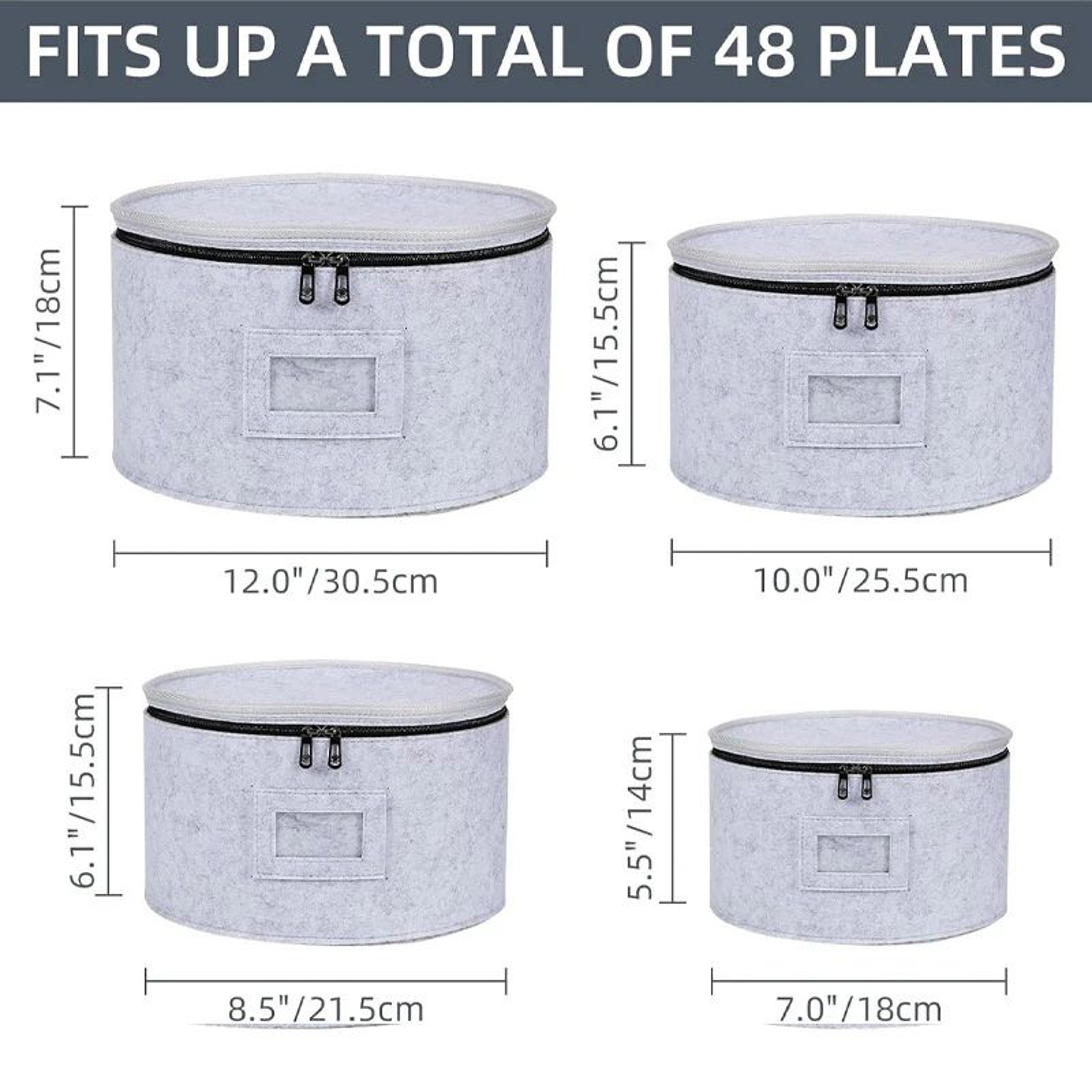 Felt Kitchen Storage Organizer  Portable Dish Cup Spoon  Tableware Holder Travel Storage Bag 5