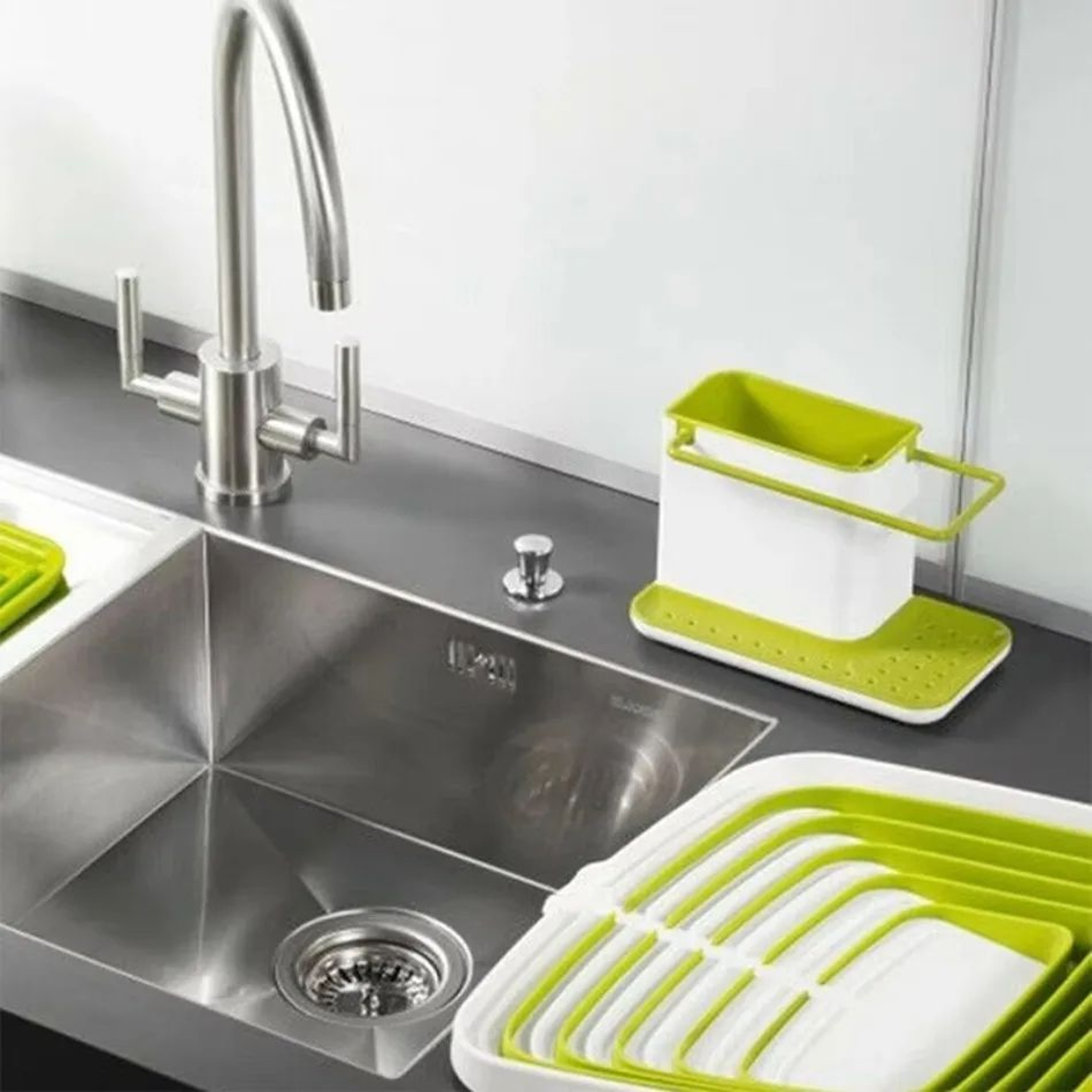 Kitchen Sink Organizer Rack  MultiPurpose Countertop Storage Shelf For Water Filter Dishwashing Clo 2