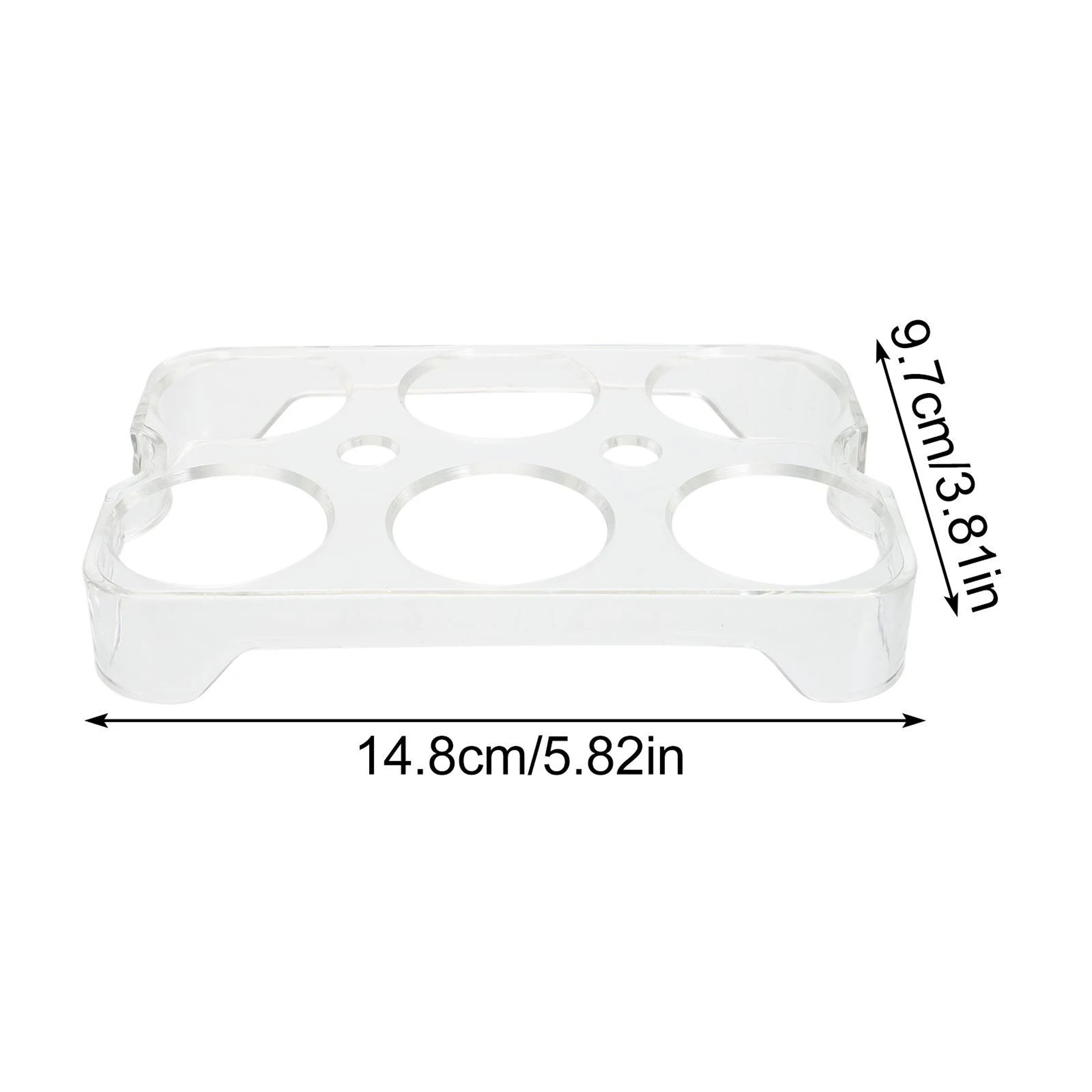 68Grid Egg Storage Container  PP Refrigerator Egg Holder Tray With Lid For Fresh Egg Organization   7