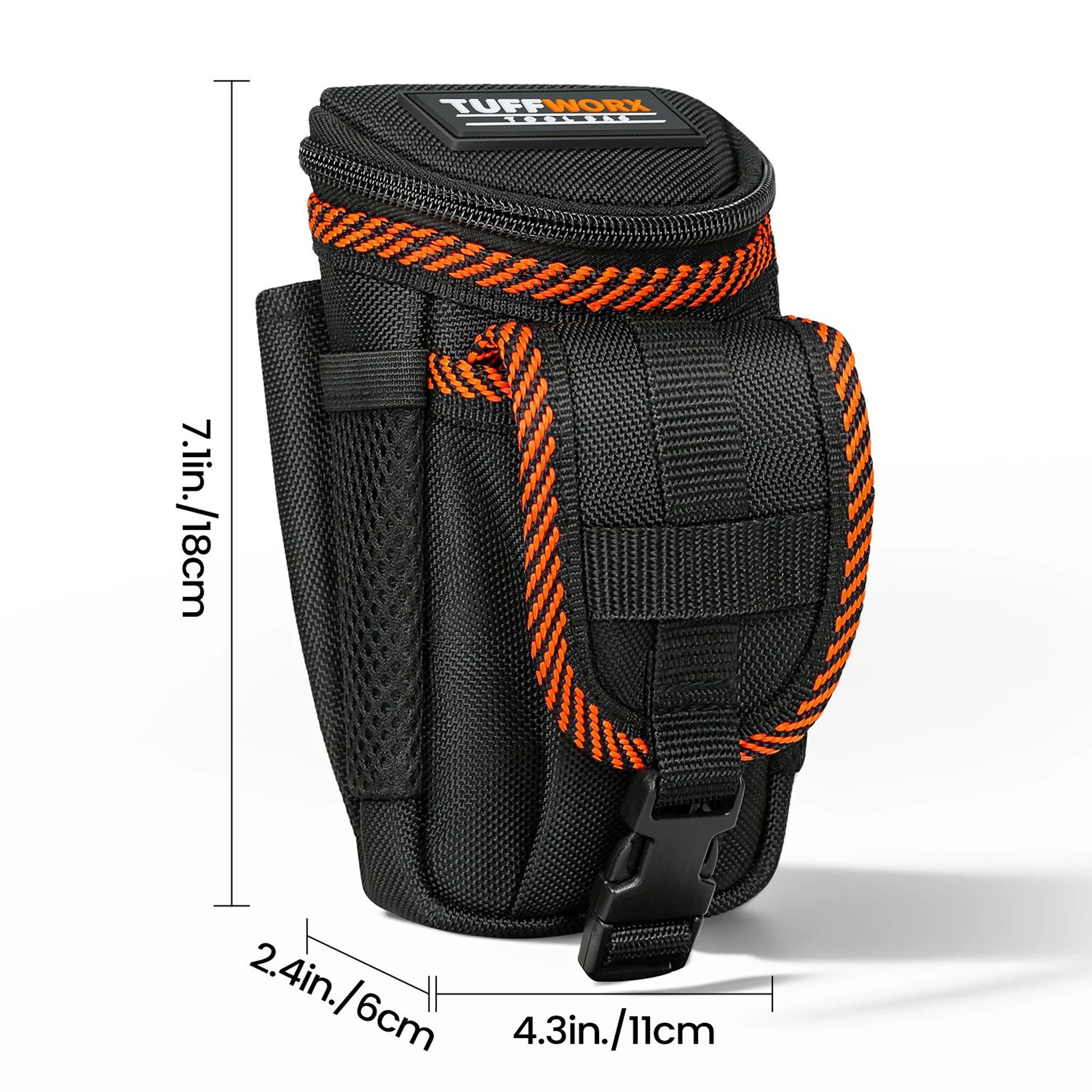 Tool Belt Pouch  Small Oxford Cloth Electrician Tool Pouch With Belt Clip Mini Tool Organizer For H