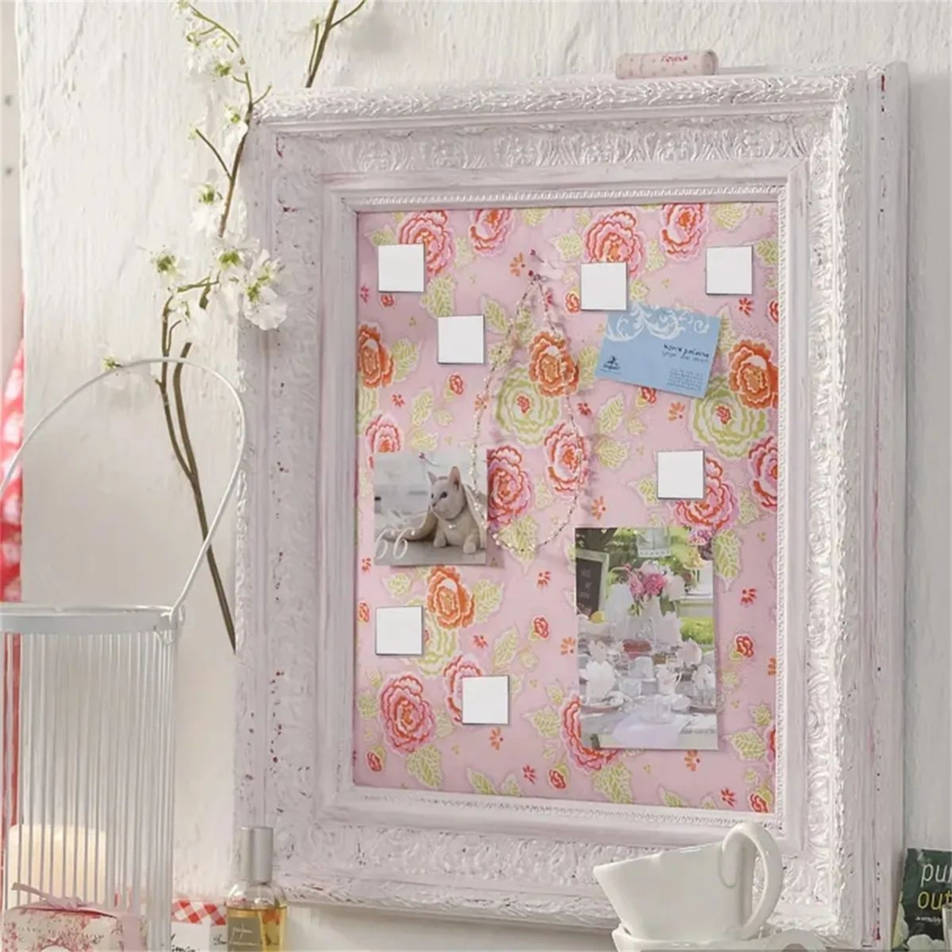 50 Pcs Mini Square Silver Mirror Tiles  Decorative Mosaic Craft Tiles For DIY Art Home Wall  Door D 5