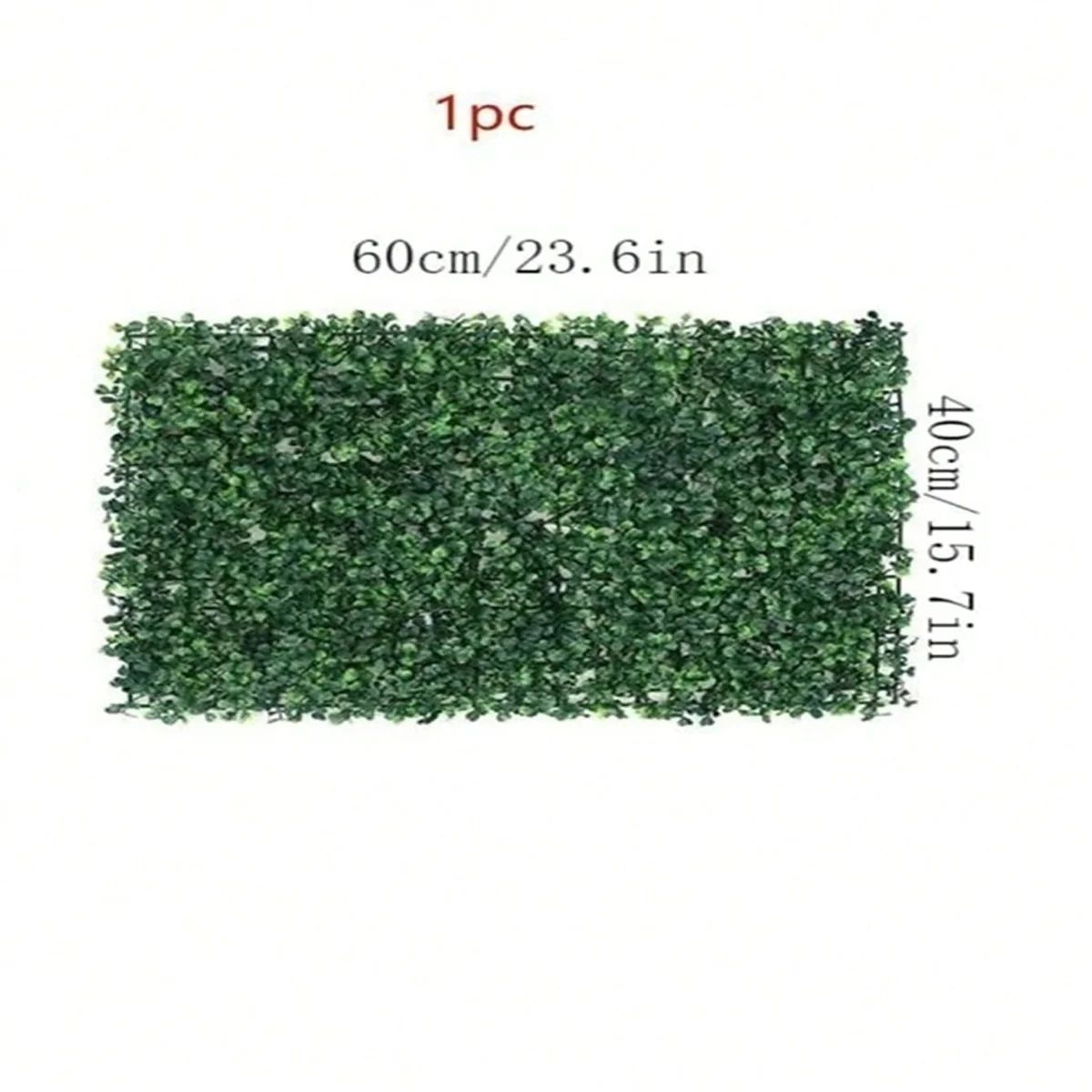 Artificial Grass Wall Panel  UVProtected PVC Greenery Privacy Fence For Indoor  Outdoor Wall Decor 4