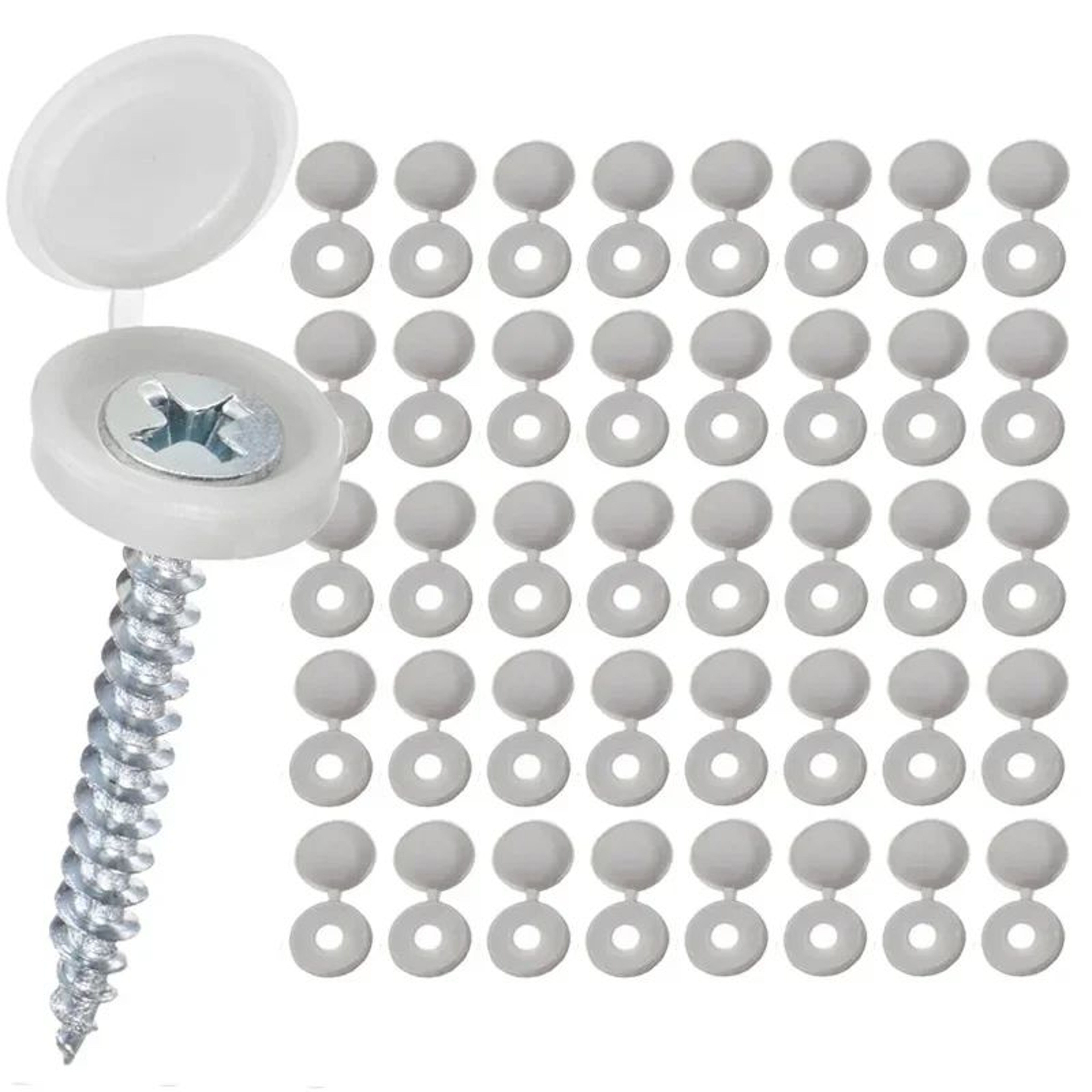 Plastic Screw Cap Covers  PC Protective SnapOn Screw  Bolt Covers For Furniture Cabinets Car Trim   9