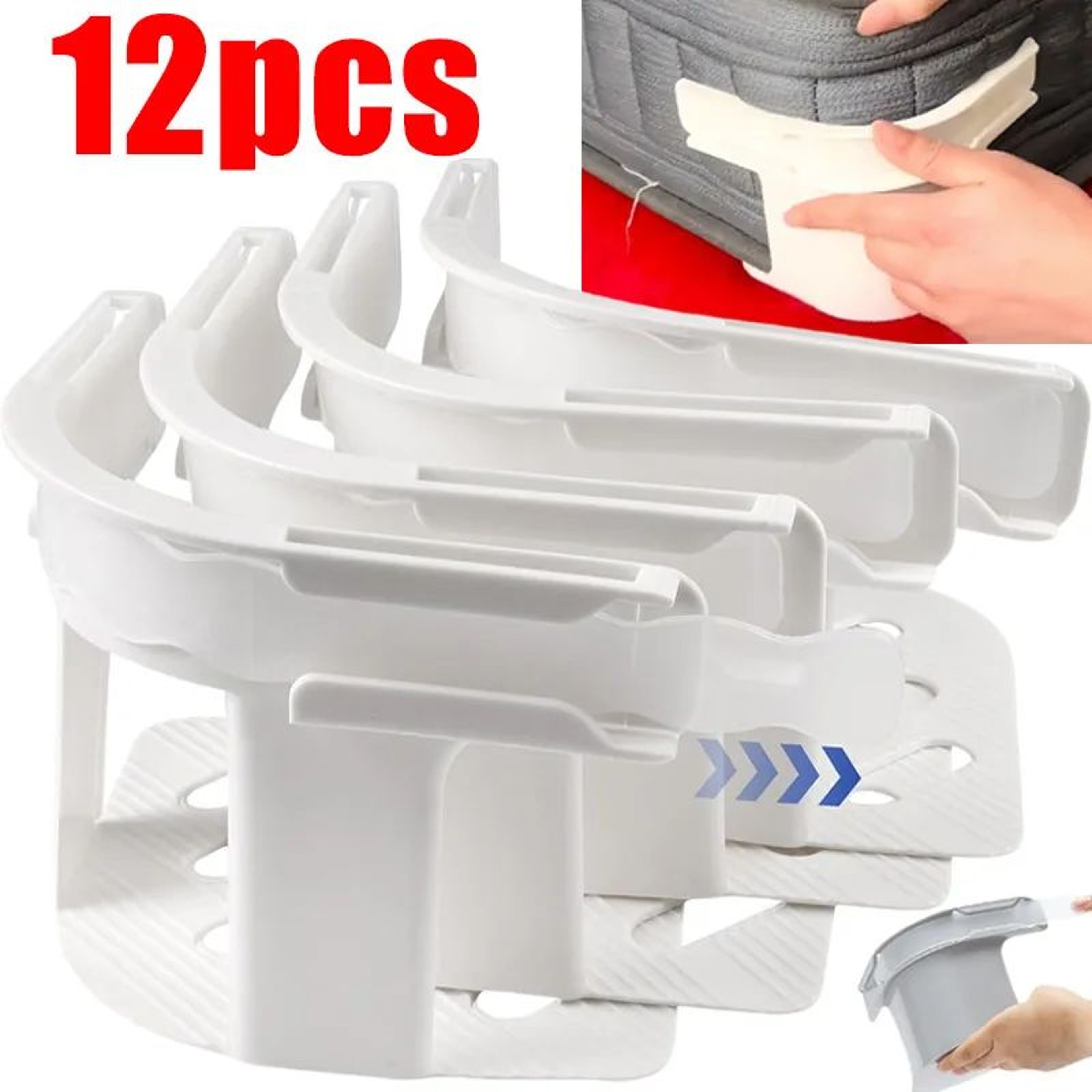 Invisible Bed Sheet Fastener Clips NonSlip Bed Sheet Holder Straps For Mattress Covers Quilts  Bedd 5