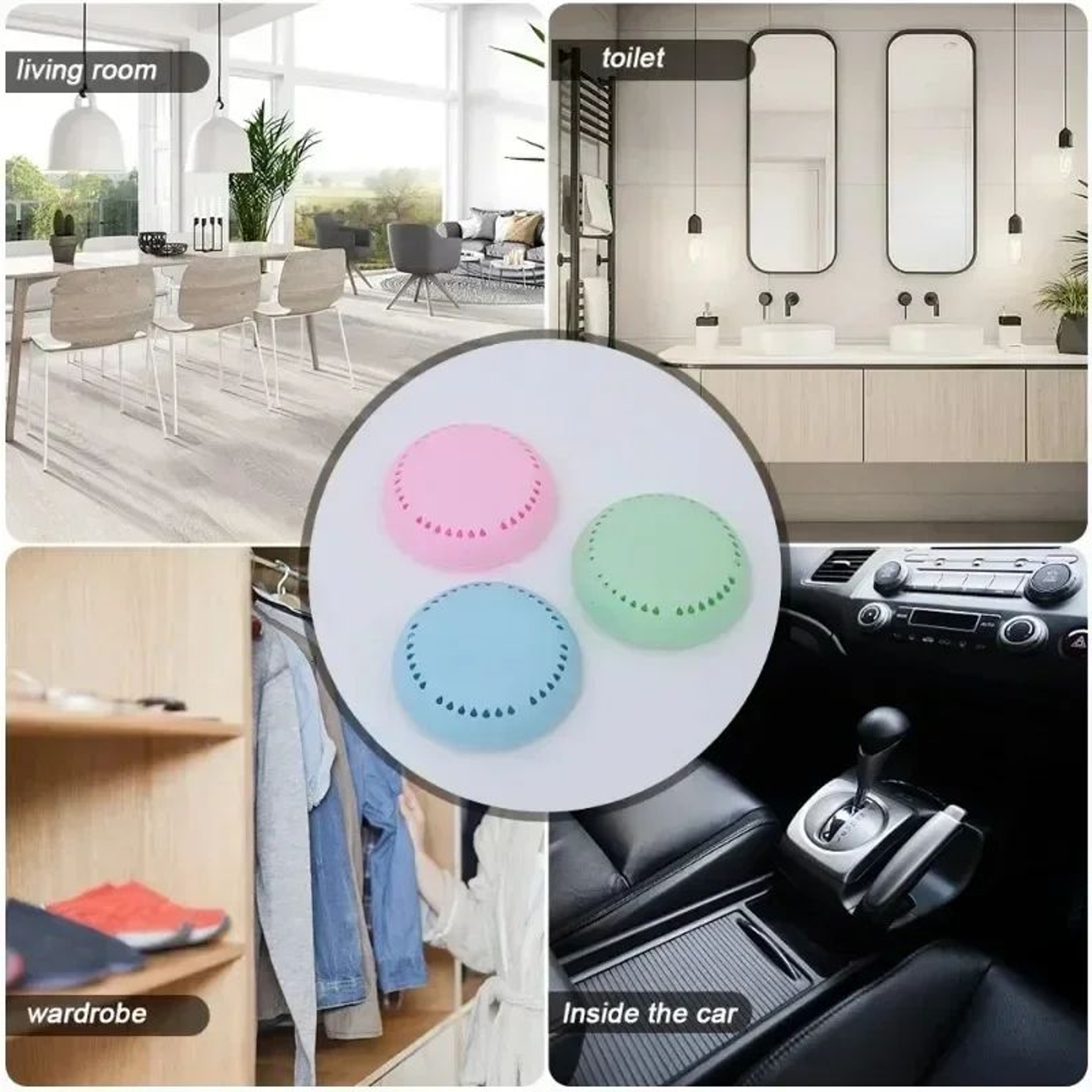 LongLasting Solid Air Freshener  Aromatherapy Deodorizer For Bathroom Bedroom Car Closet Wardrobe   4