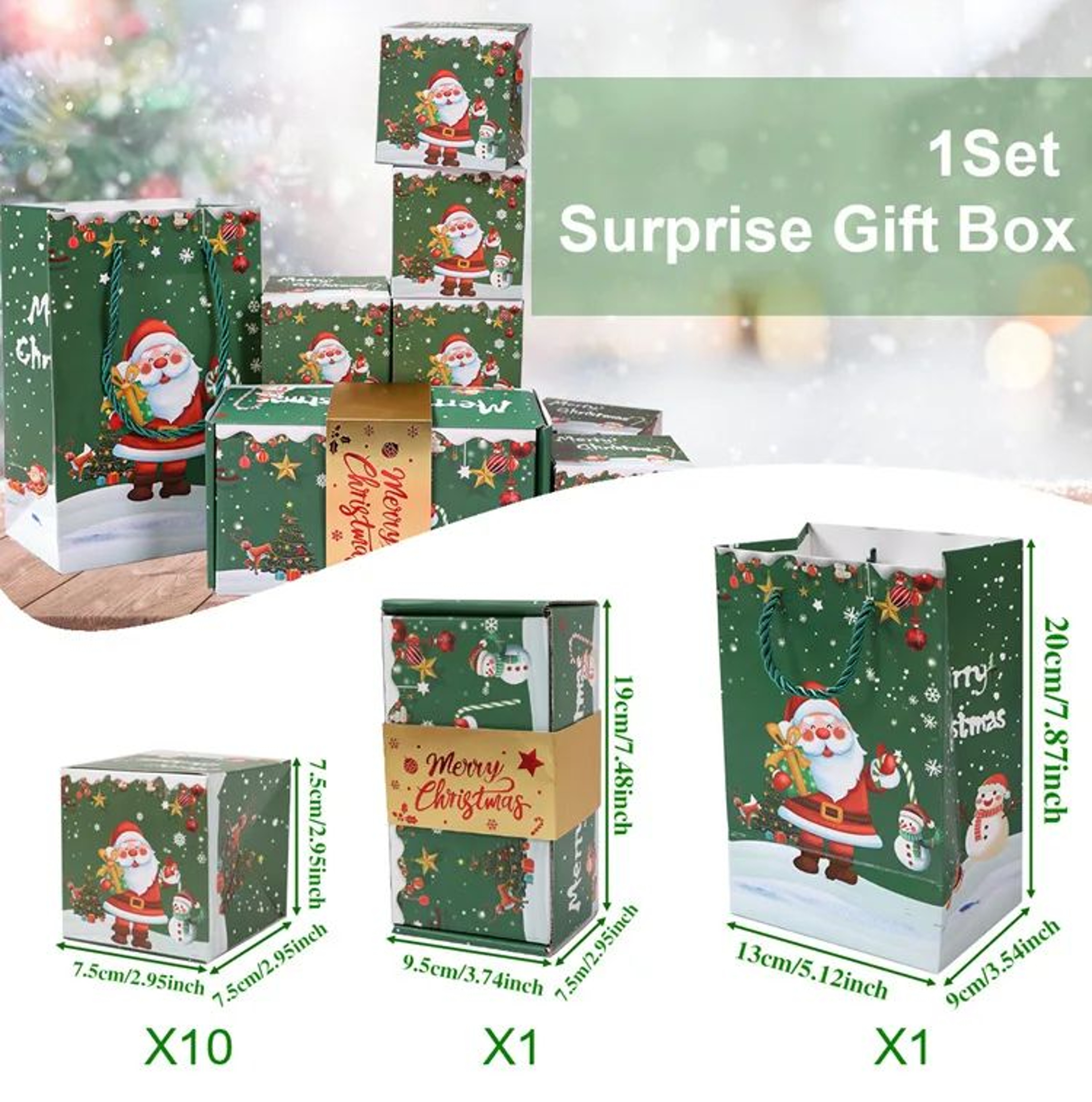 DIY Folding Surprise Christmas Gift Box  Money Pop Up Gift Box For Christmas  New Year Cash Gift Su 6