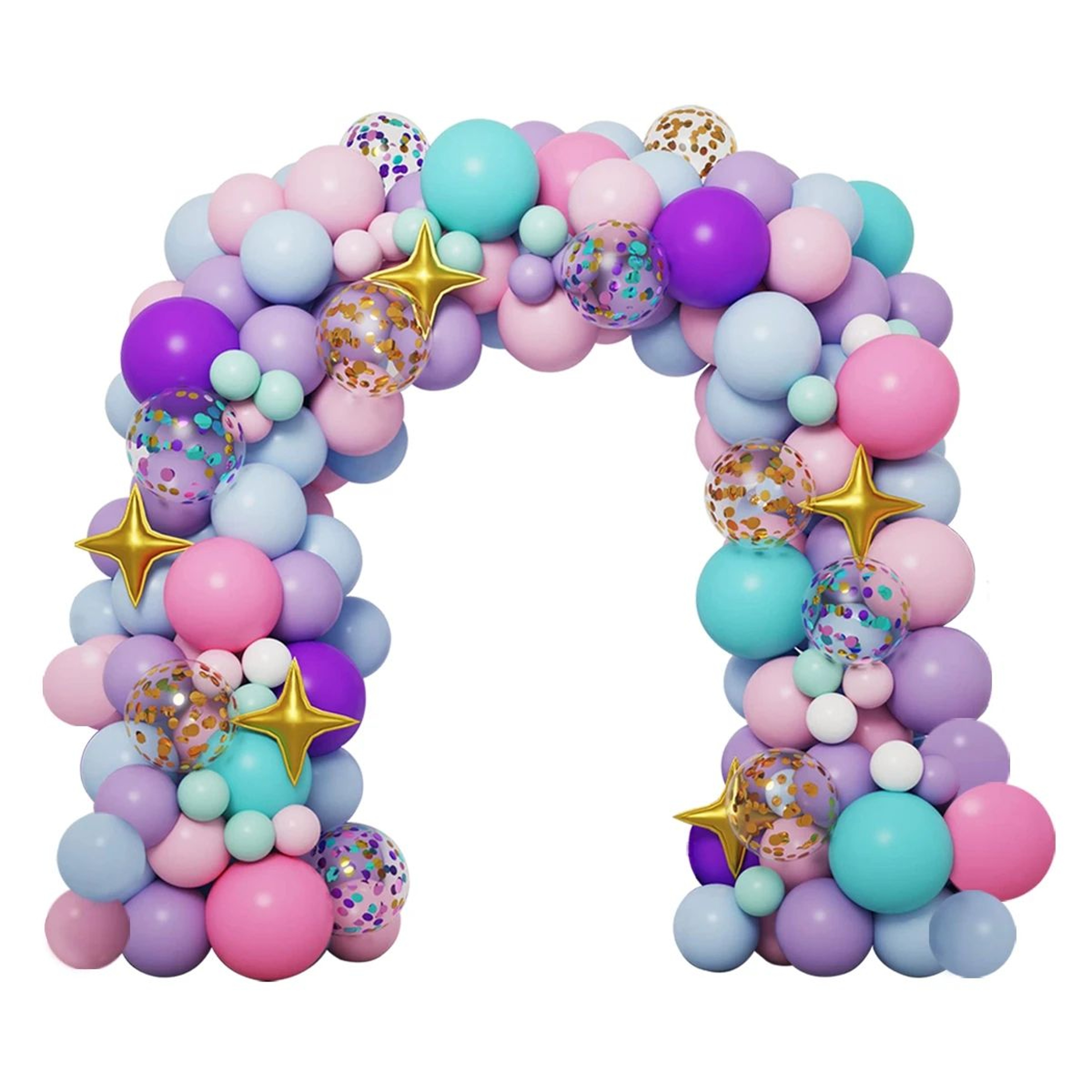 Unicorn Star Rainbow Balloon Garland Arch Kit  Latex Party Balloon Decorations For Birthday Baby Sh 3