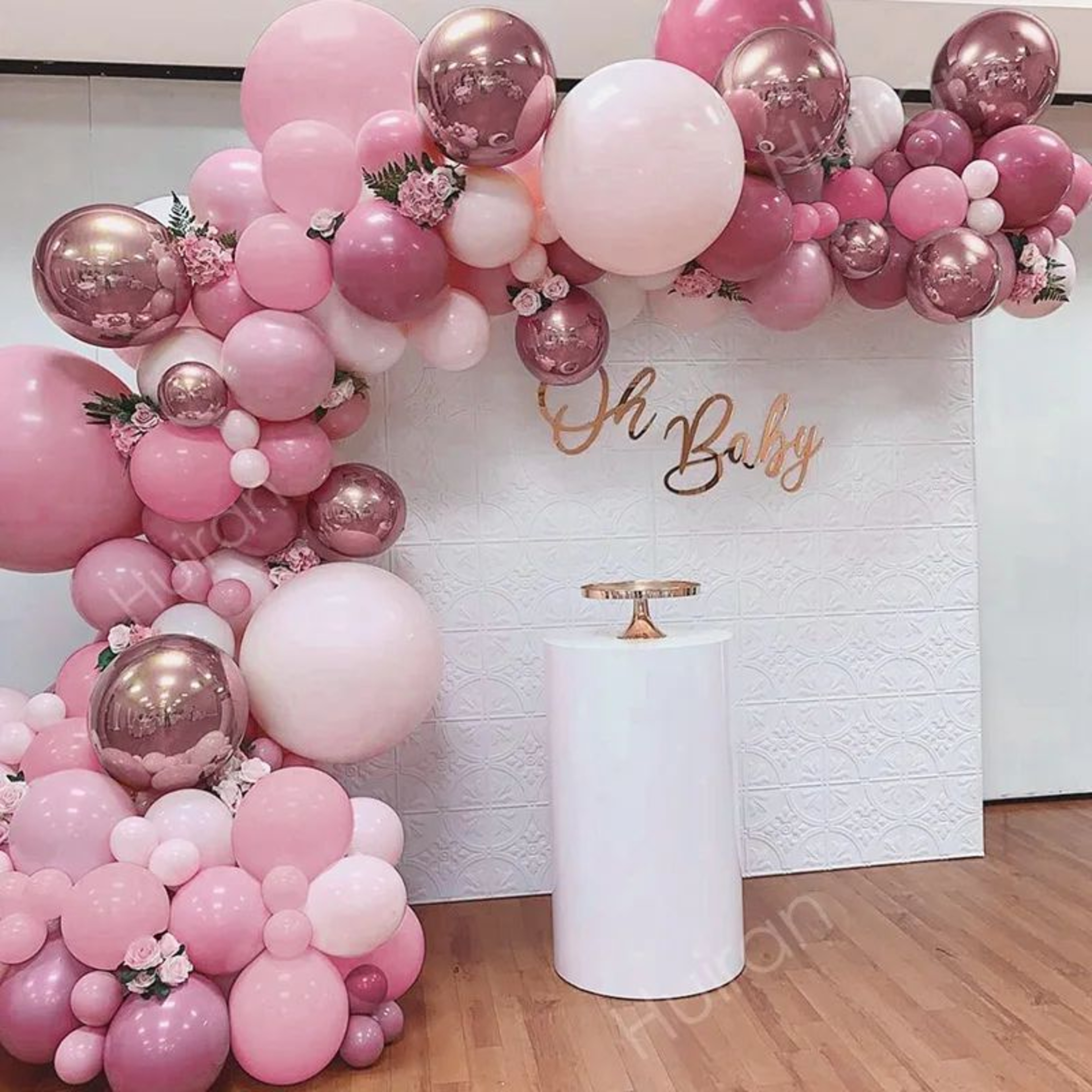 Pink Balloon Garland Arch Kit  Happy Birthday Balloon Decoration For Baby Shower Wedding  Party Sup 3