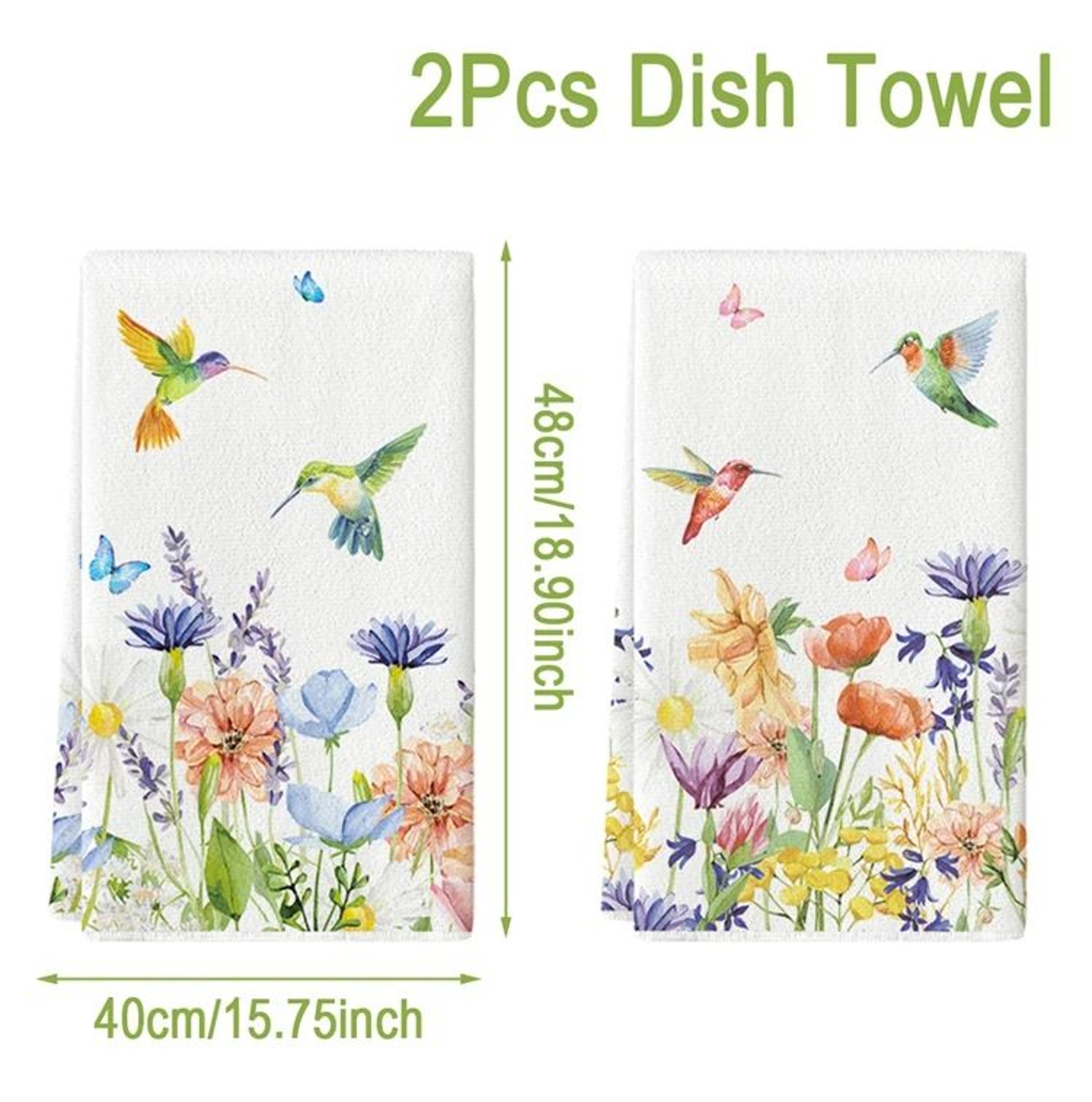 Bunny Print QuickDrying Kitchen Dish Towel  Easter Bunny Pattern 100 Polyester Decorative Dishcloth 11