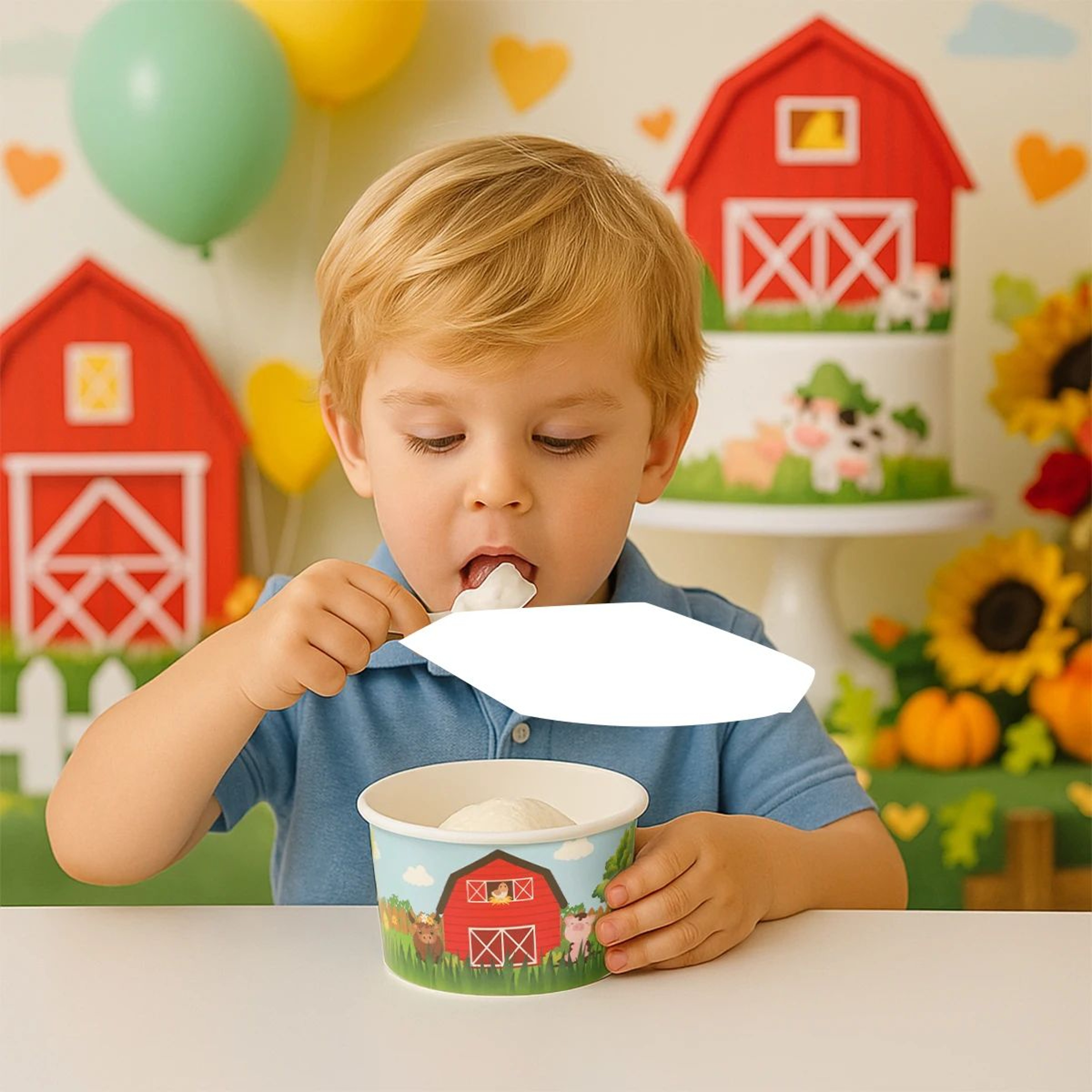 10 Pcs Farm Animals Paper Bowls  Farm Animal Birthday Party Snack Soup  Ice Cream Bowls For Kids Ce 3