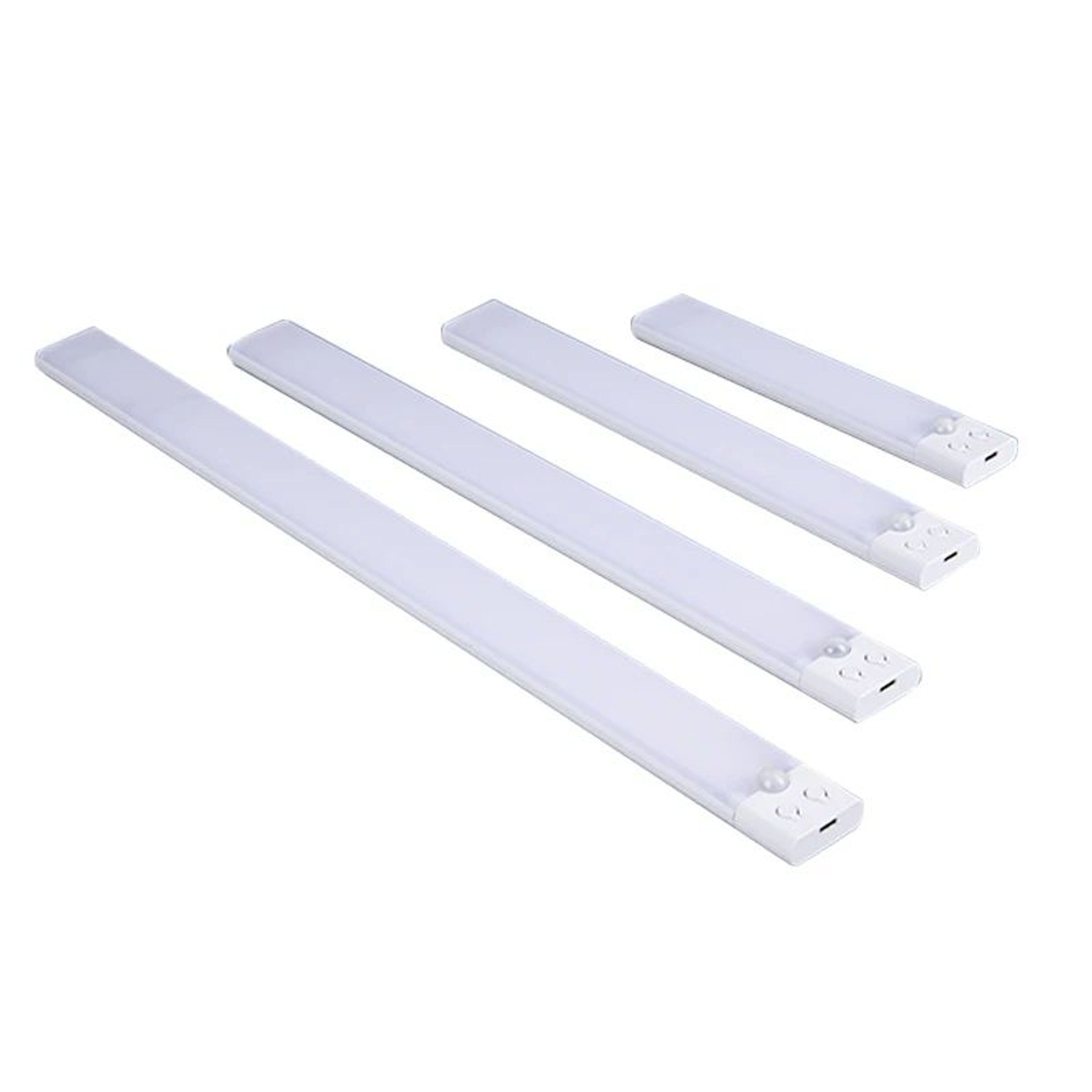 Wireless Rechargeable LED Under Cabinet Motion Sensor Light  Ultra Thin 3 Color Night Light With US 4