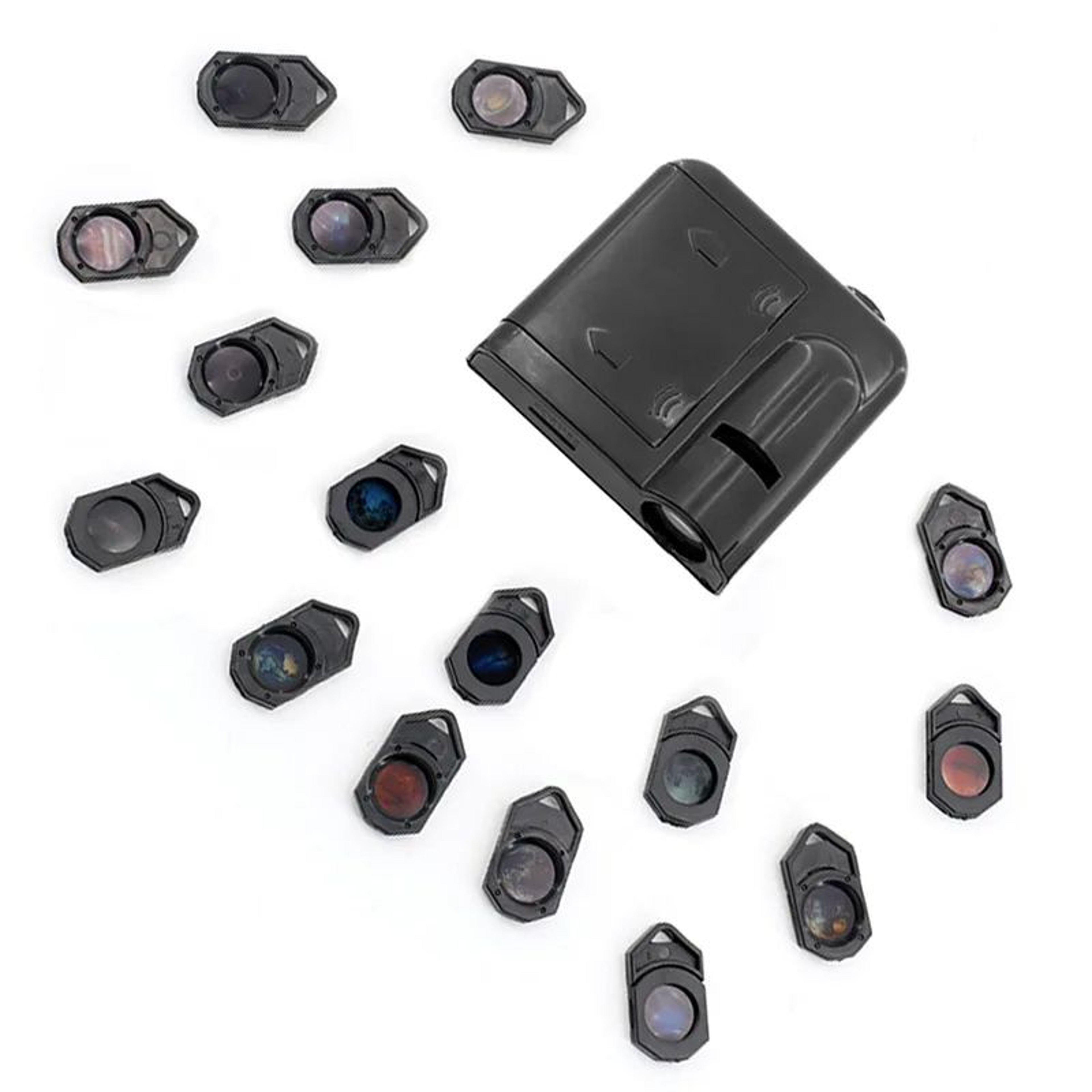 16 Pcs Reusable Projection Lamp Slides  Decorative Projector Light Image Sheets For Holiday Party   5