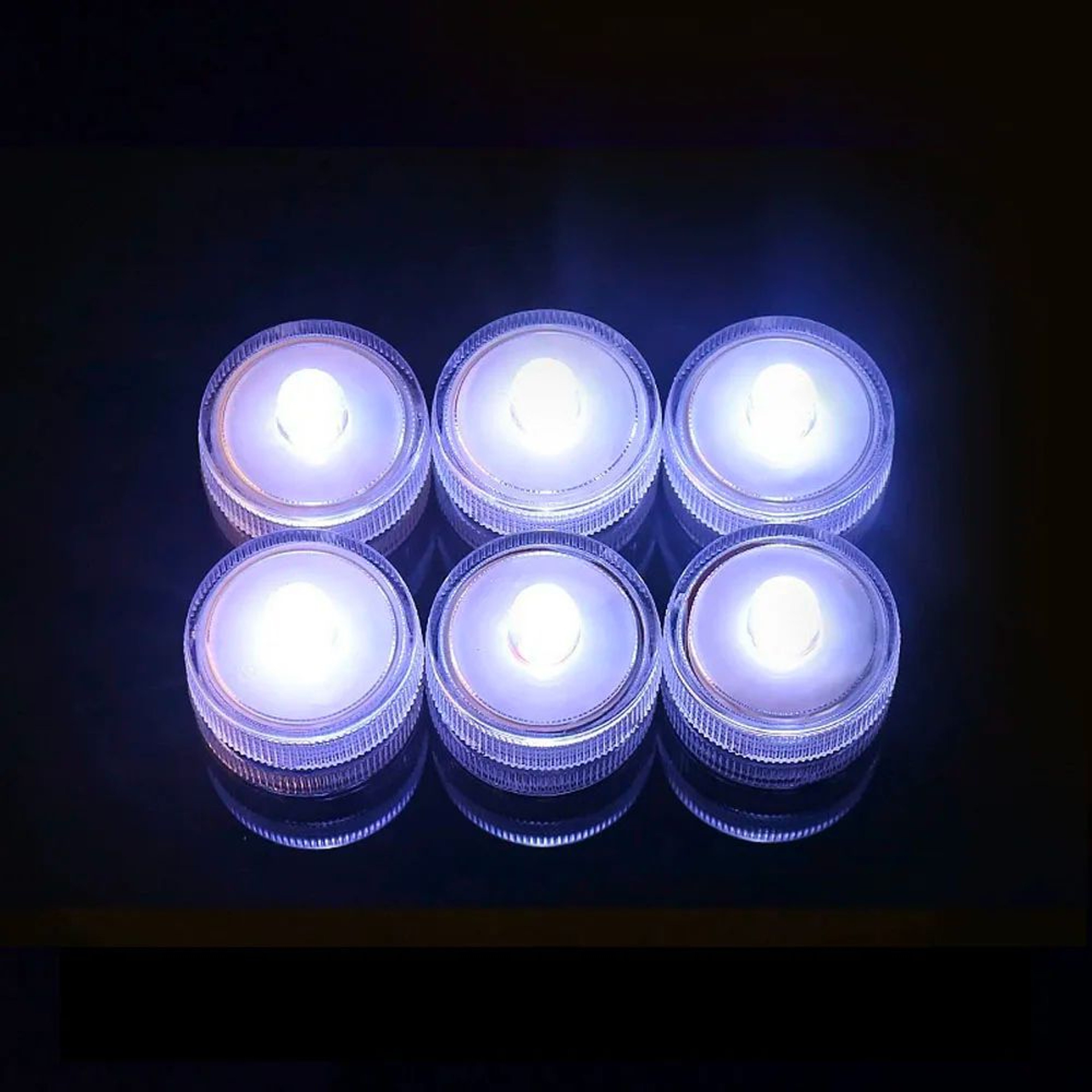 IP68 Waterproof Submersible LED Tea Lights  Battery Operated Flameless Underwater LED Candles For V 9