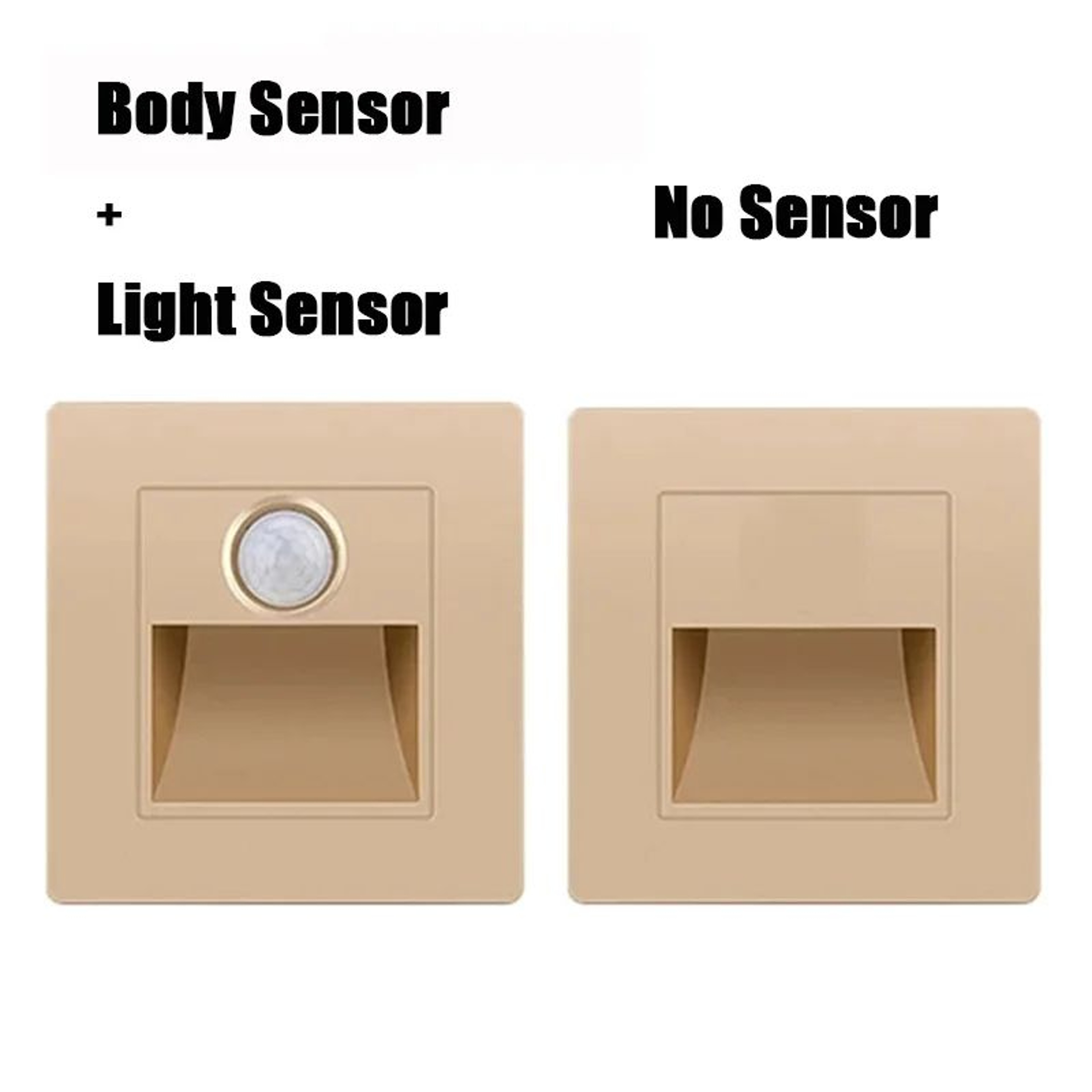 Infrared Motion Sensor Recessed Step Light  LED Wall Stair Light For Indoor Outdoor Hallway  Garden 1