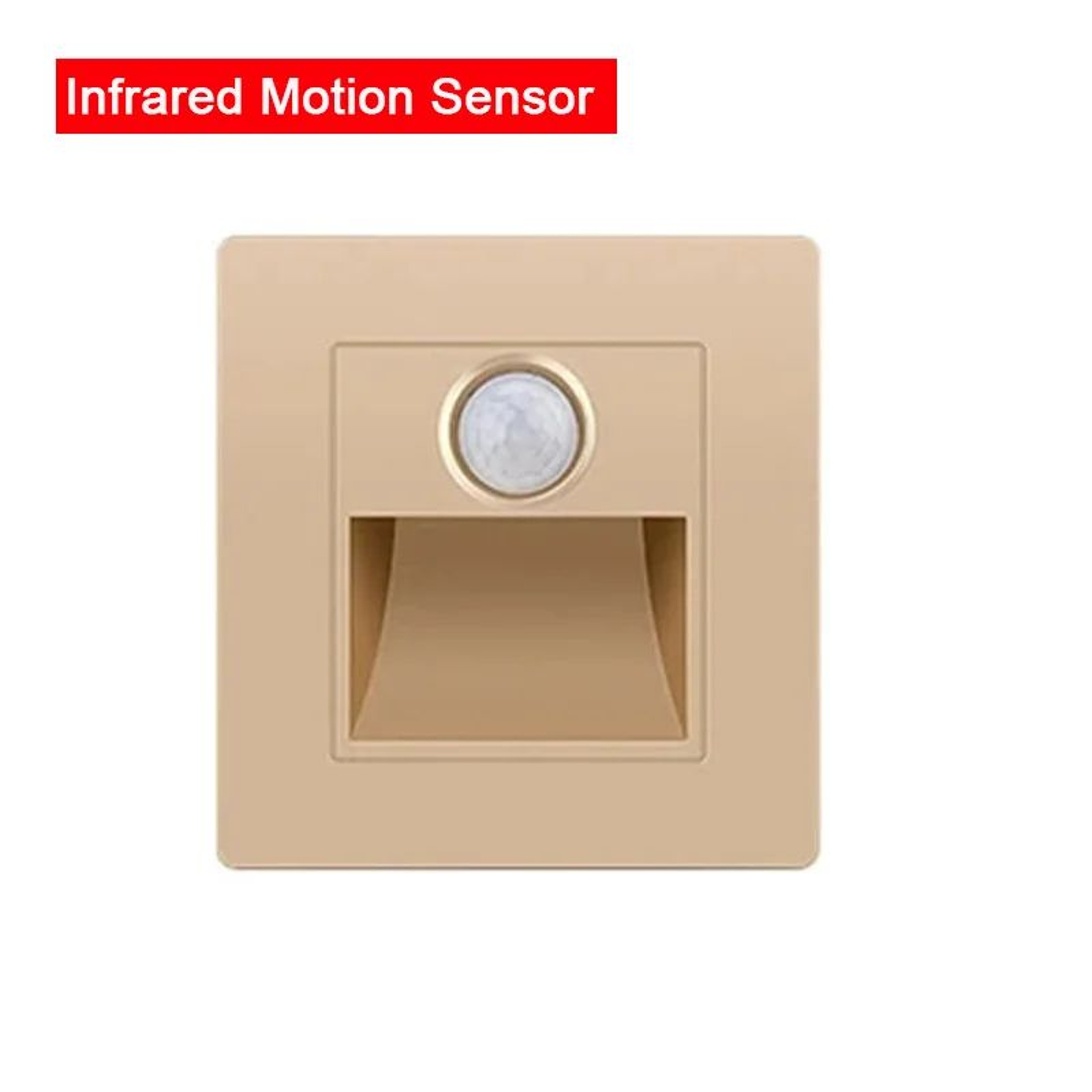 Infrared Motion Sensor Recessed Step Light  LED Wall Stair Light For Indoor Outdoor Hallway  Garden 12