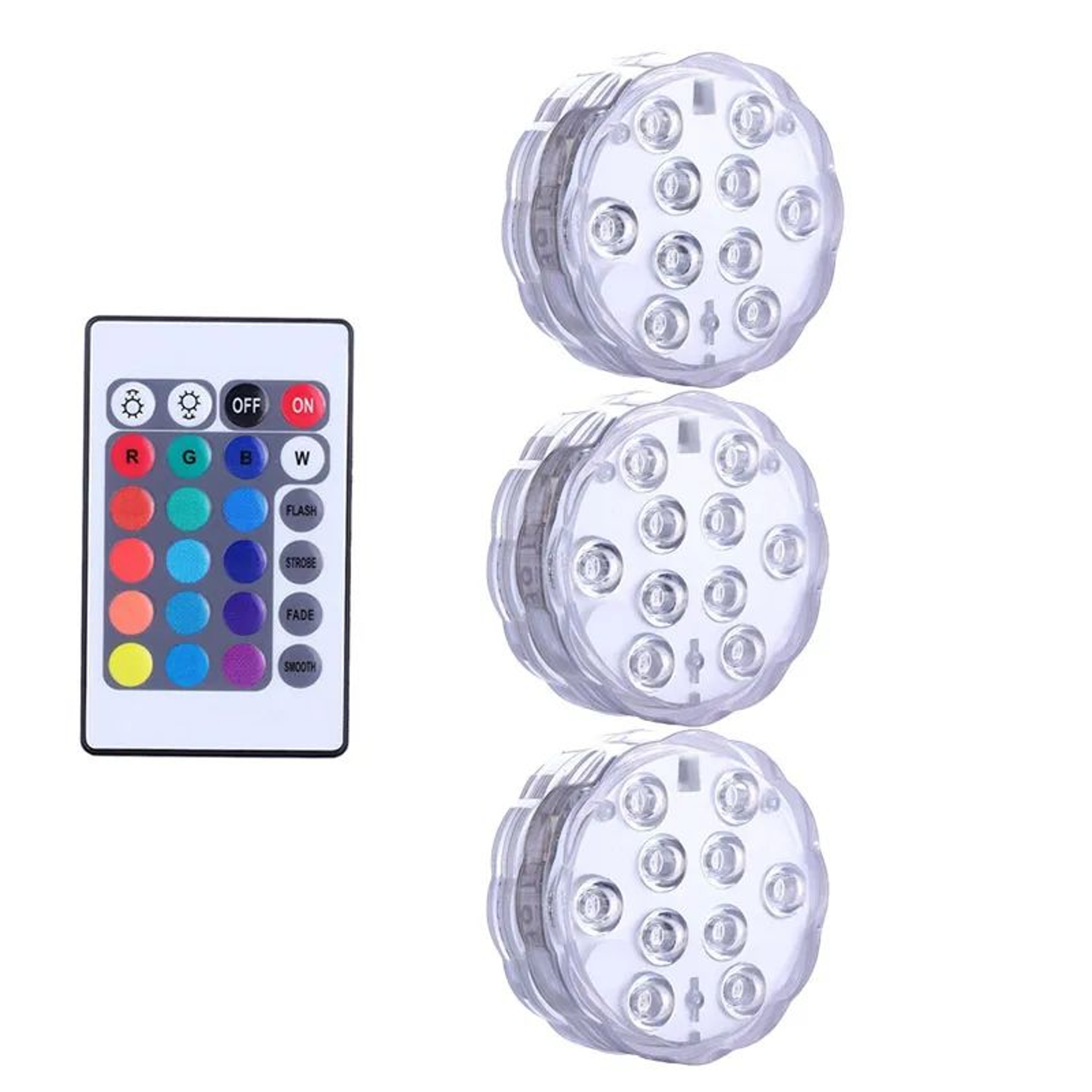 IP68 Waterproof RGB Submersible LED Pool Light  Remote Control Underwater Vase Fish Tank  Party Dec 8