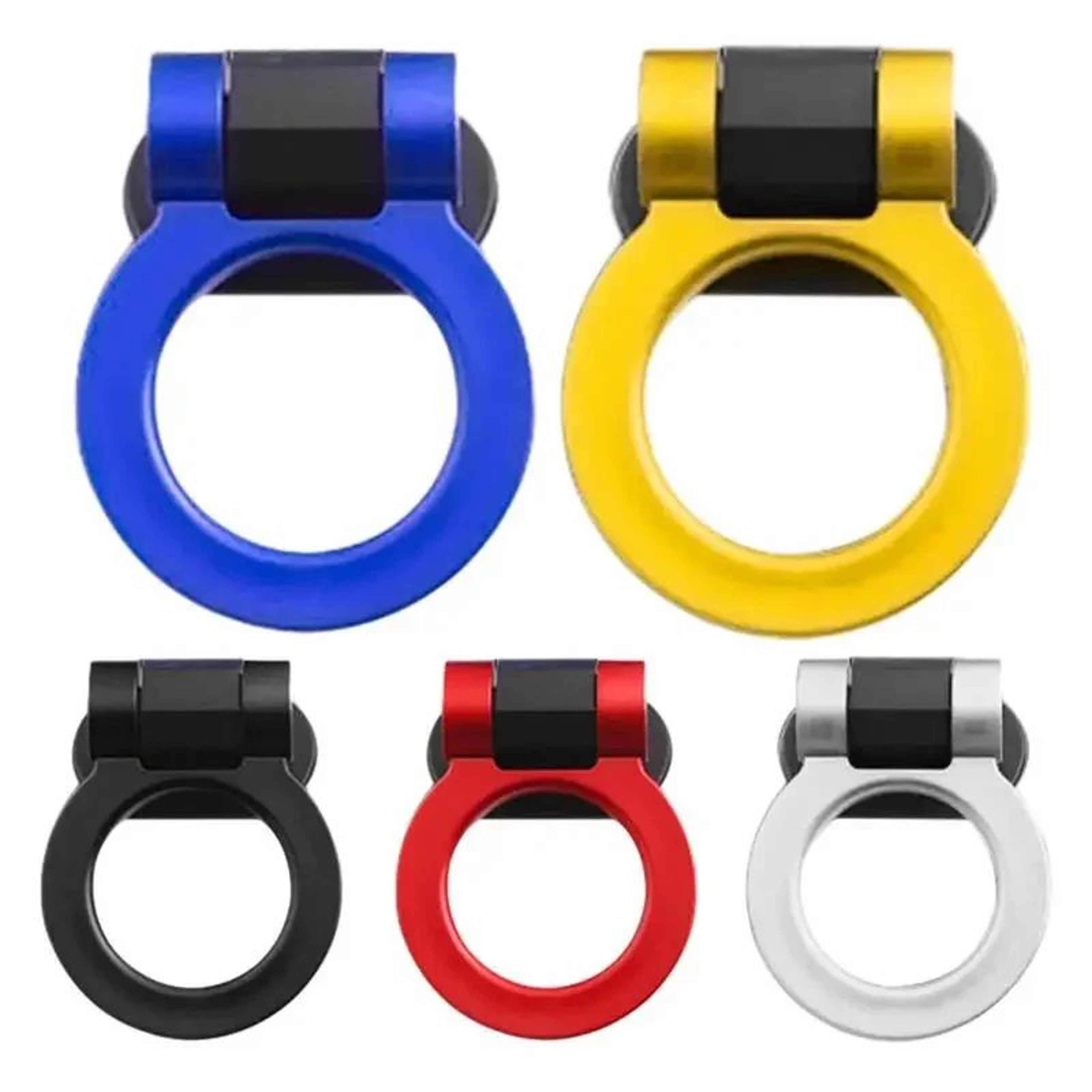 Universal Front  Rear Trailer Tow Hook  HeavyDuty Circular Bumper Recovery Ring For Cars SUVs  Truc 3