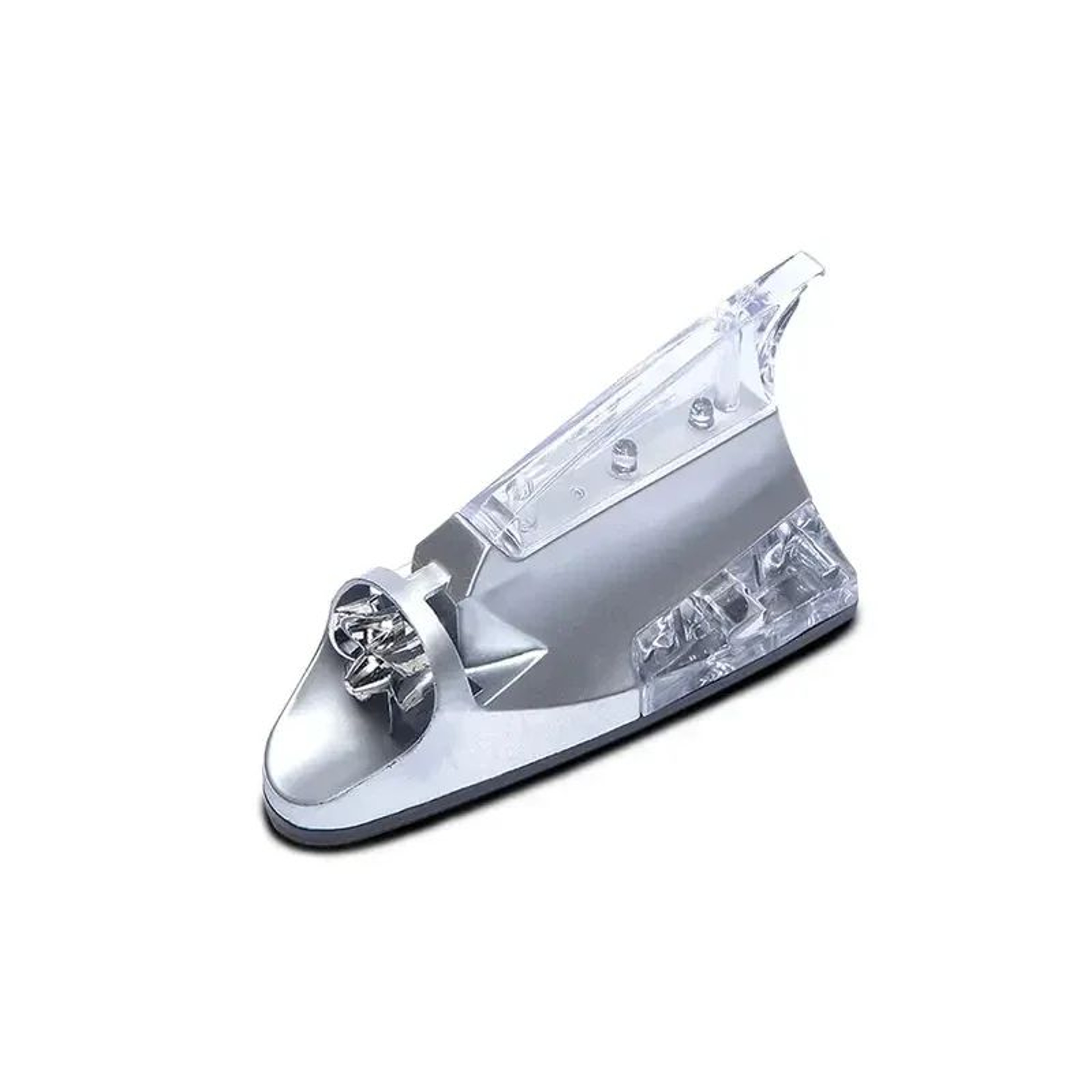 LED Shark Fin Car Antenna  Wind Powered RGB Roof Warning Light With Radio Signal Enhancement  Styli 9