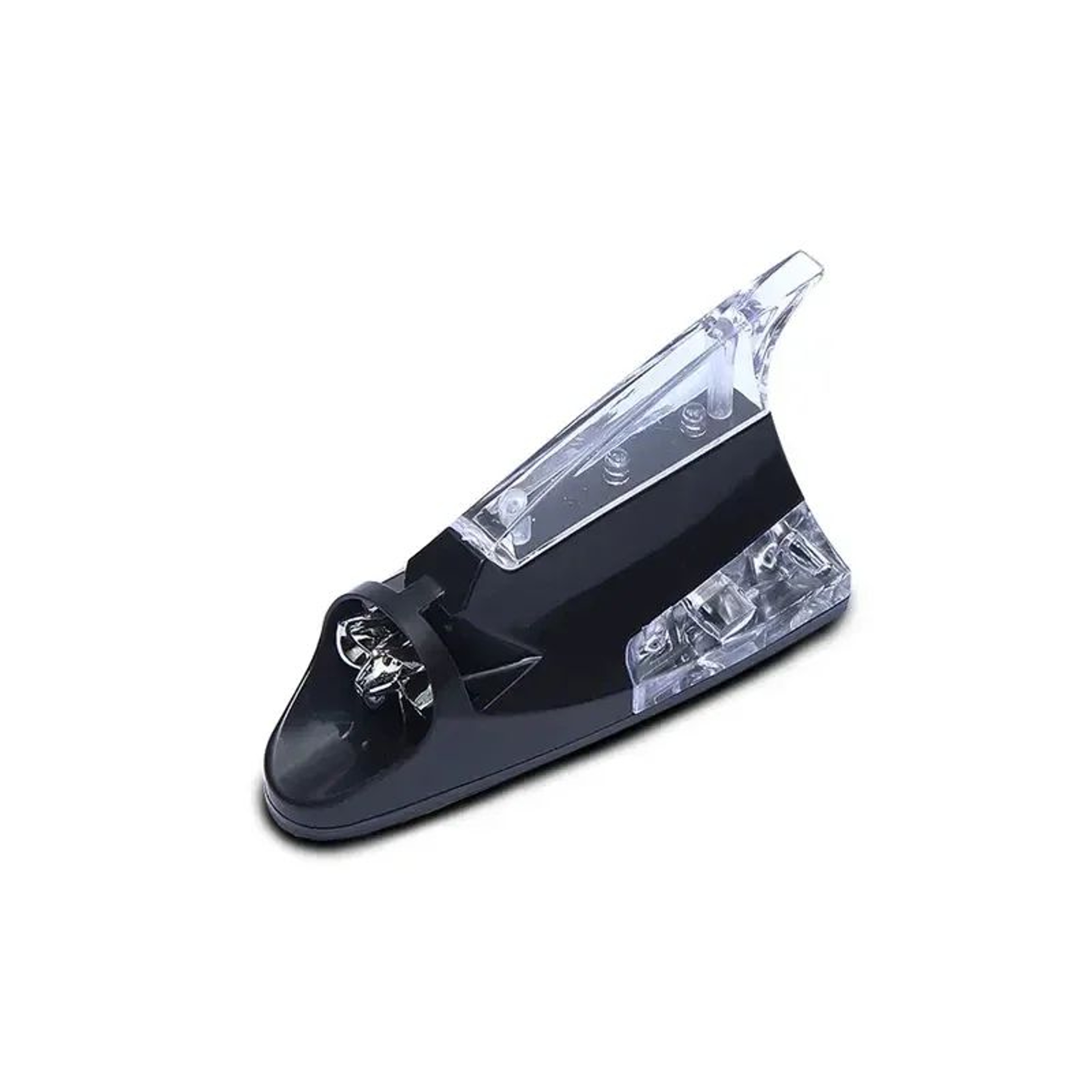 LED Shark Fin Car Antenna  Wind Powered RGB Roof Warning Light With Radio Signal Enhancement  Styli 6