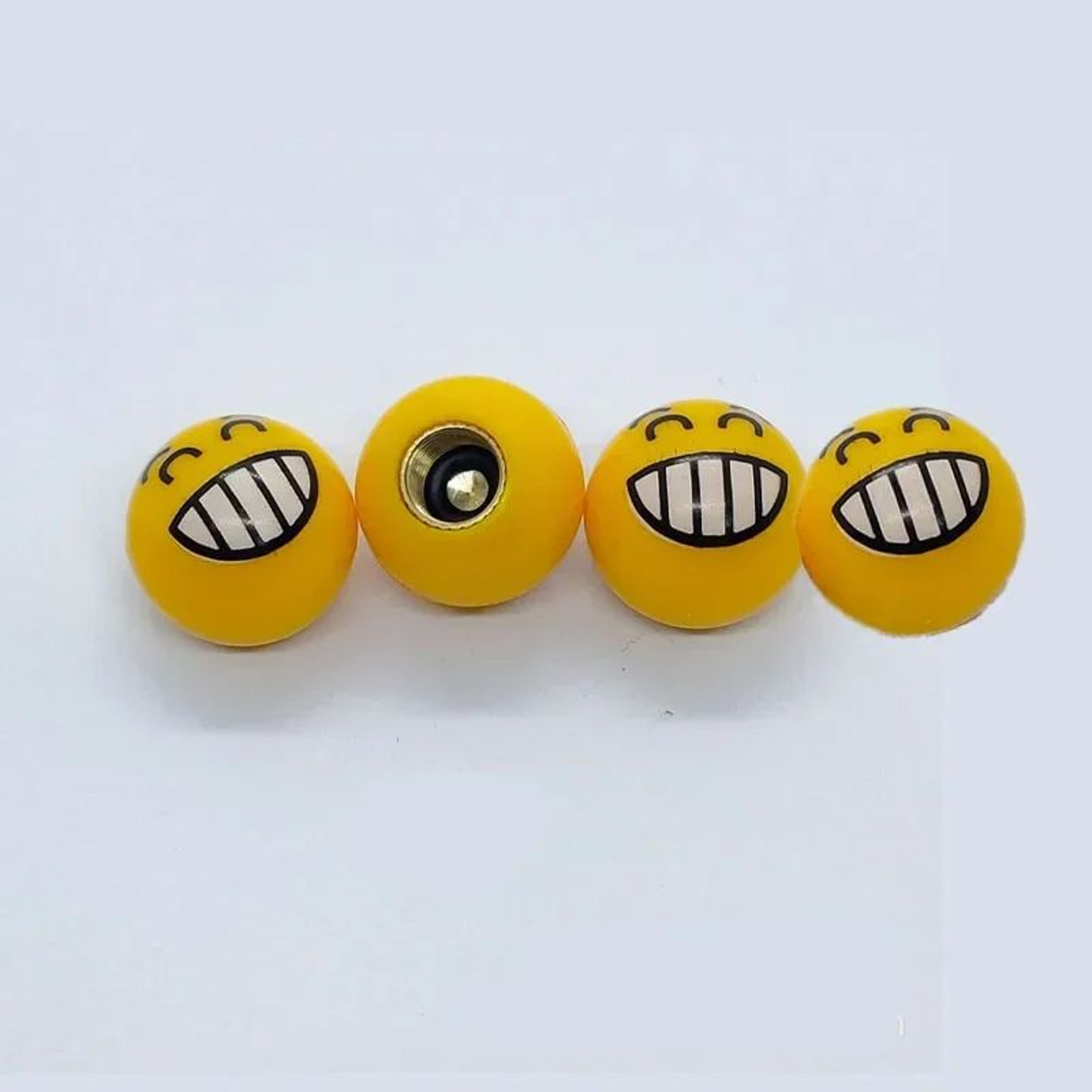 Creative Emoji Tire Valve Caps  Universal ABS Dustproof AntiLeak Valve Stem Covers For Cars  Motorc 6