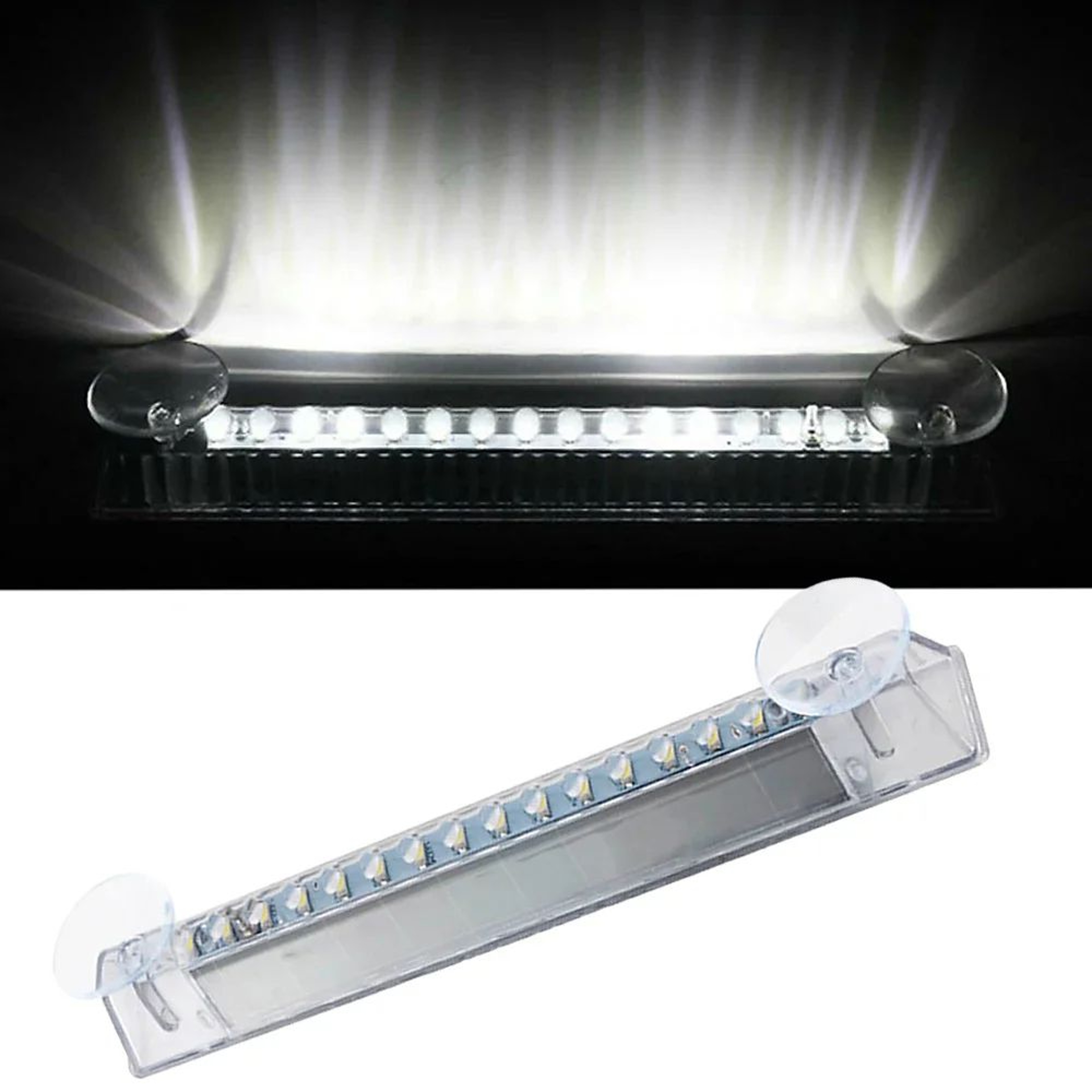 16 LED Solar Car Alarm Warning Strobe Light Universal AntiCollision Burglar Flash Security Lamp For 3