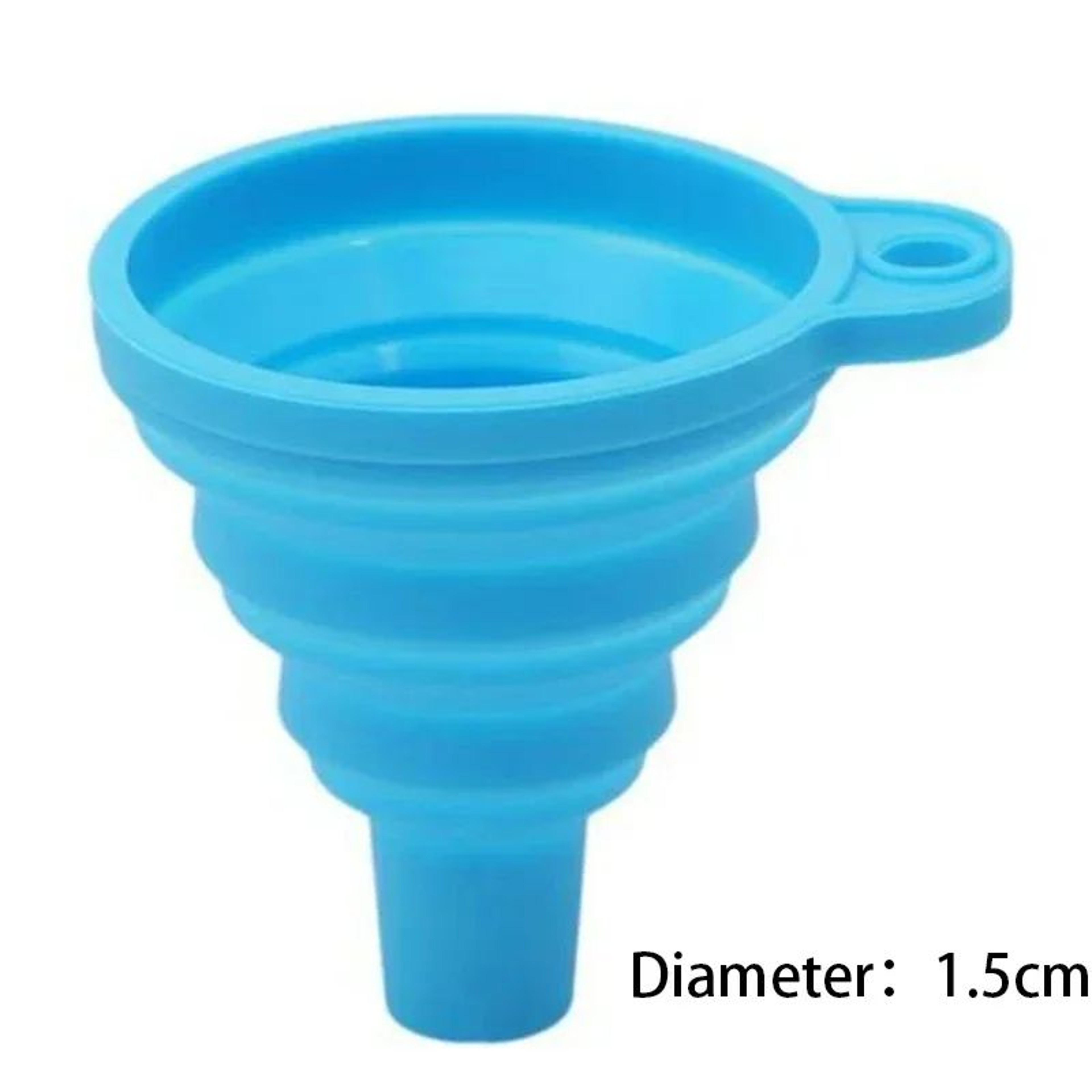 Collapsible Silicone Telescopic Funnel  Foldable Mini Oil Fuel  Liquid Transfer Funnel For Cars Mot 9