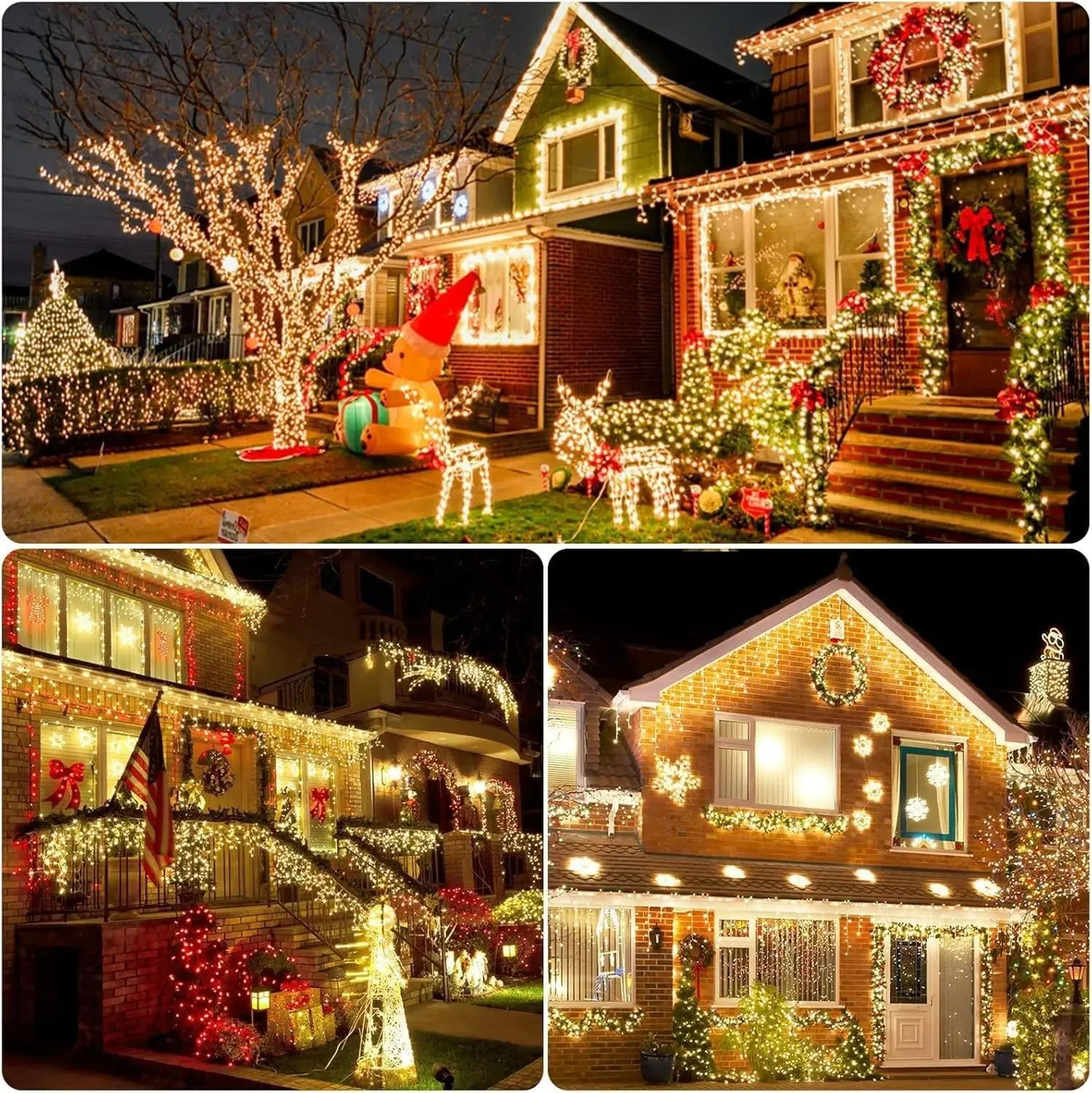 Solar LED String Lights  Waterproof 20  100 LED Outdoor Fairy Lights With 8 Lighting Modes 4