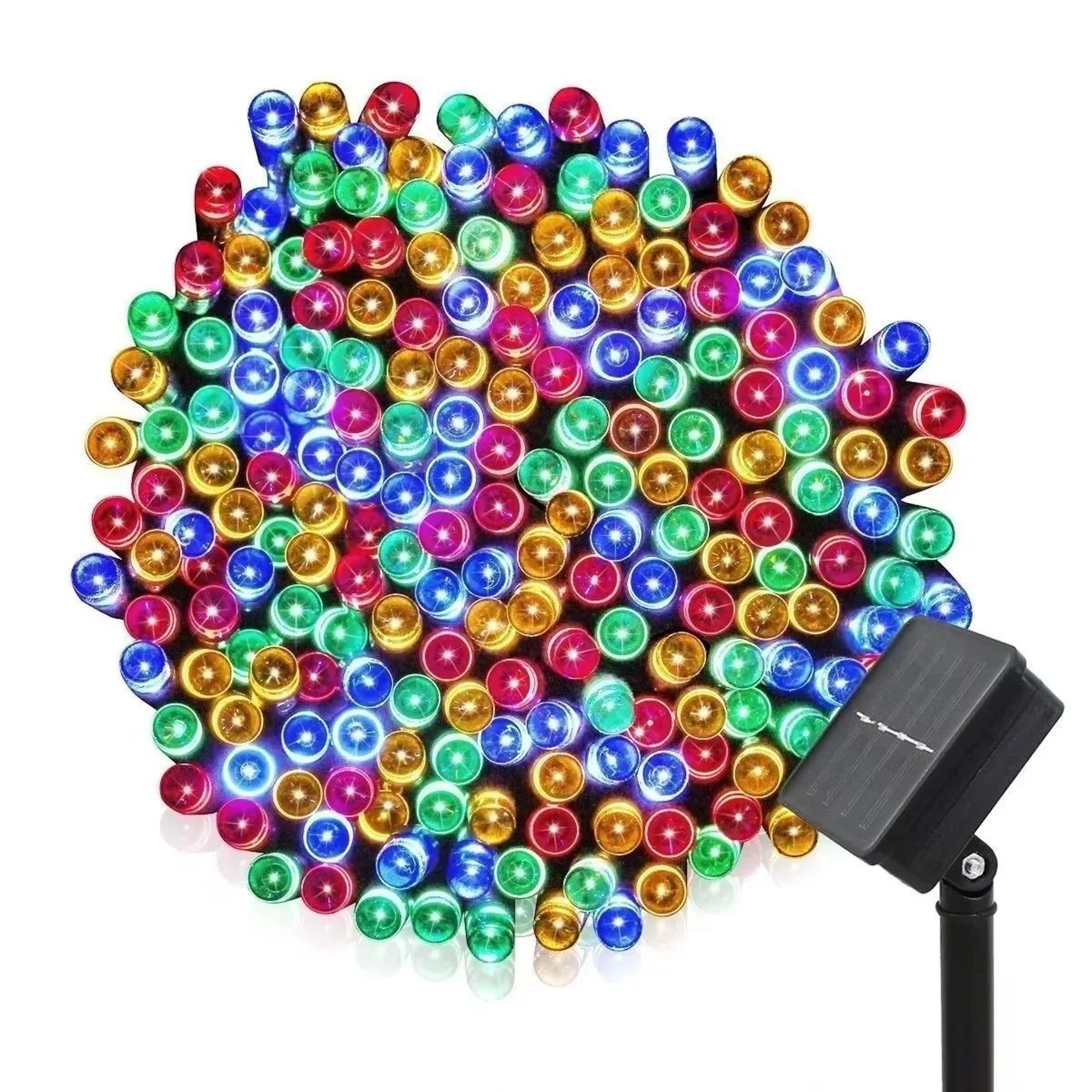 Outdoor Solar LED Strip String Fairy Lights  100 LED Waterproof 8Mode RGB Garden Patio Christmas De 6