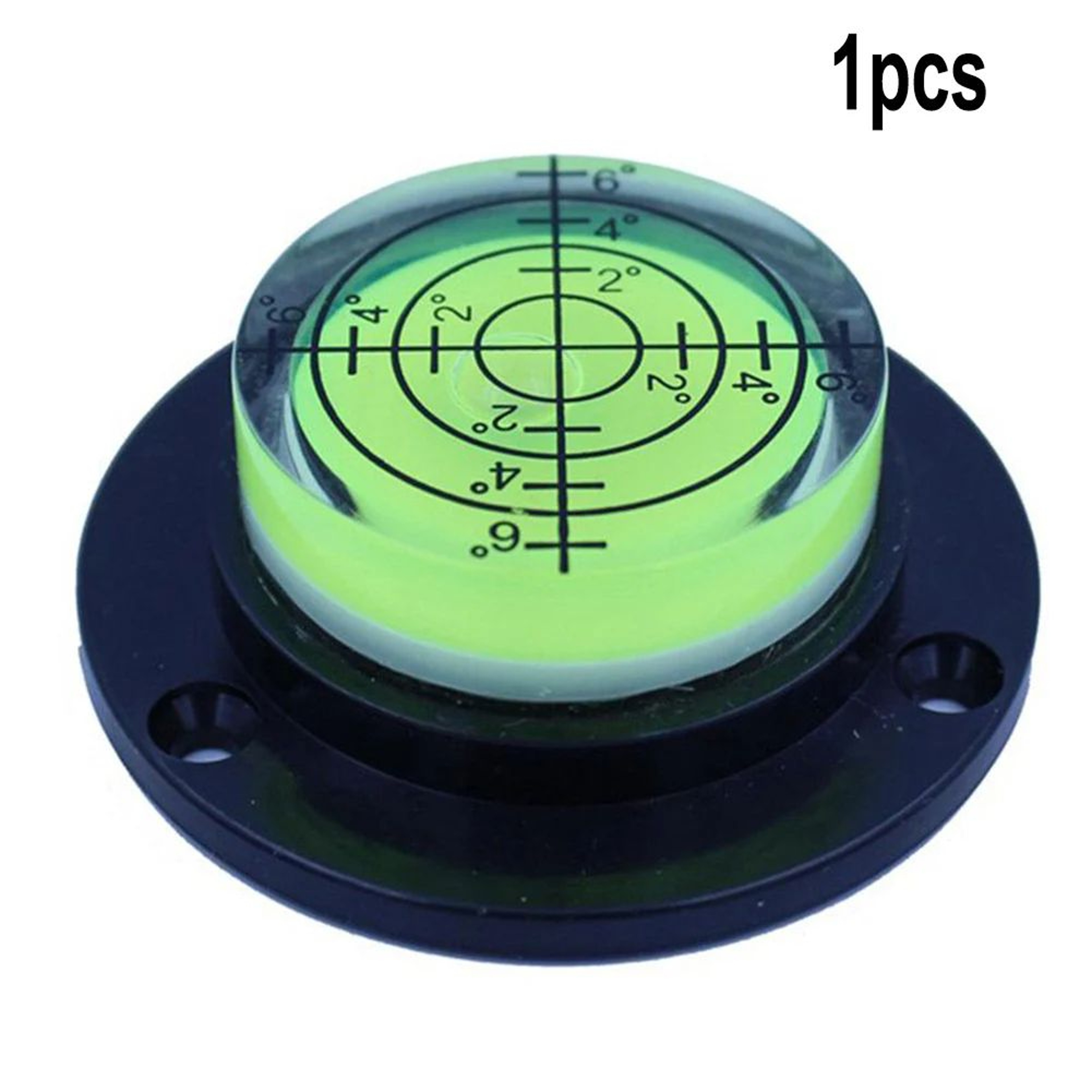 Round Horizontal Bubble Level  High Precision Acrylic Bulls Eye Spirit Level For Woodworking RV Tri 6