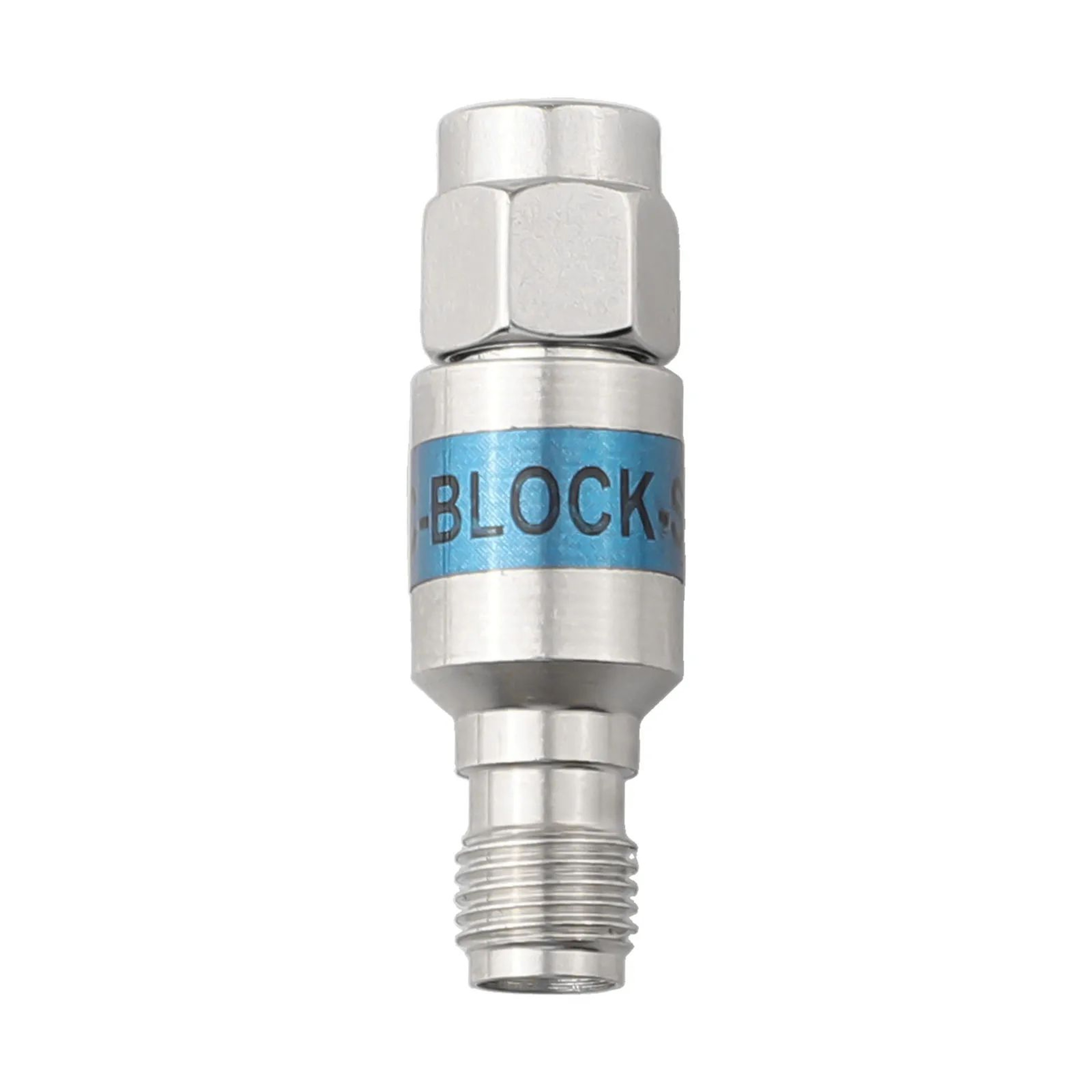 SMA DC Block RF Signal Connector  6GHz 2W 50 Ternary Alloy SMA Male To Female DC Block Adapter For  6