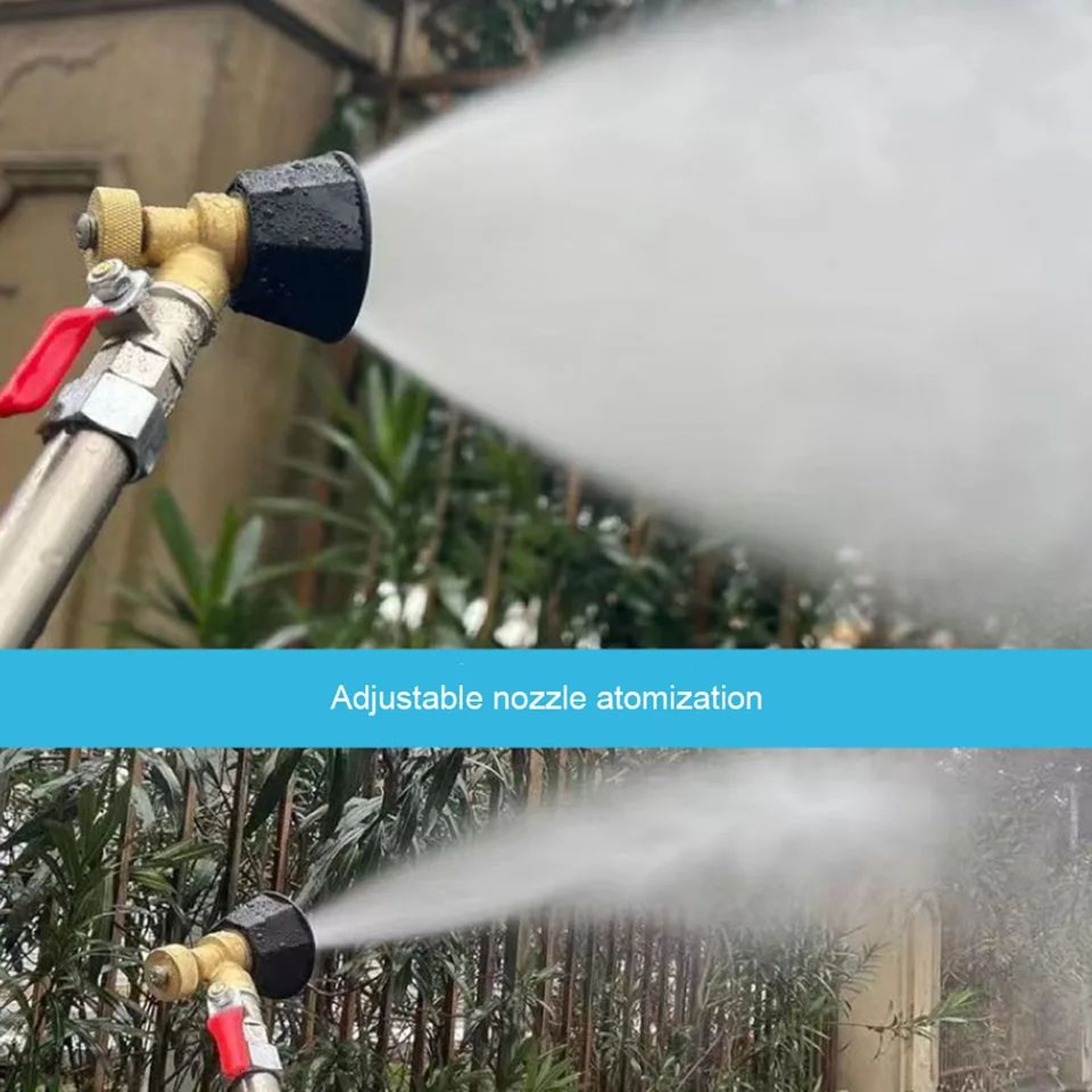 Brass Alloy Adjustable Agricultural Atomizing Nozzle  Whirlwind Garden Sprinkler Head For Irrigatio 3