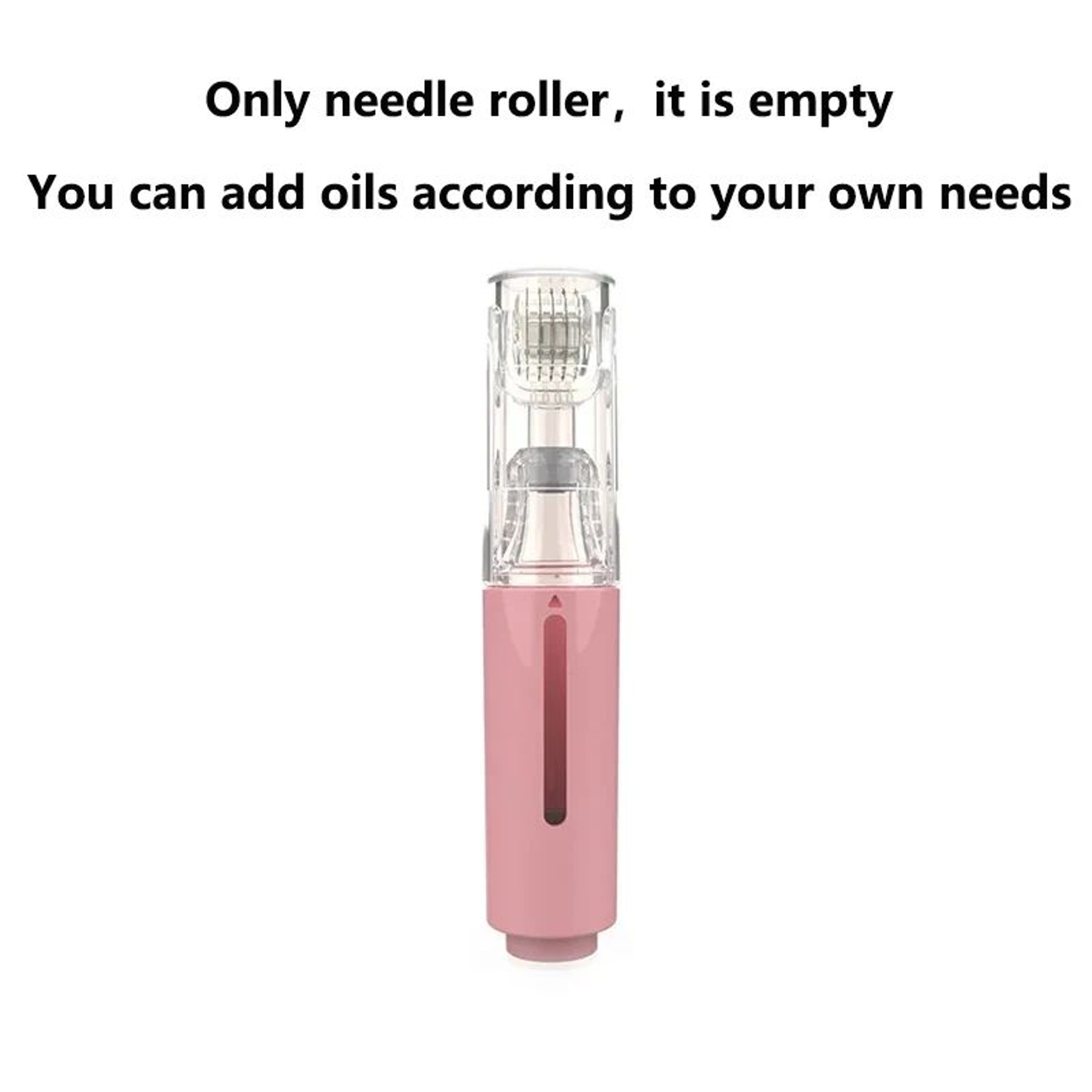 Titanium Microneedle Derma Roller  2in1 Serum Applicator For Face Beard Hair  Lip Skin Care 5
