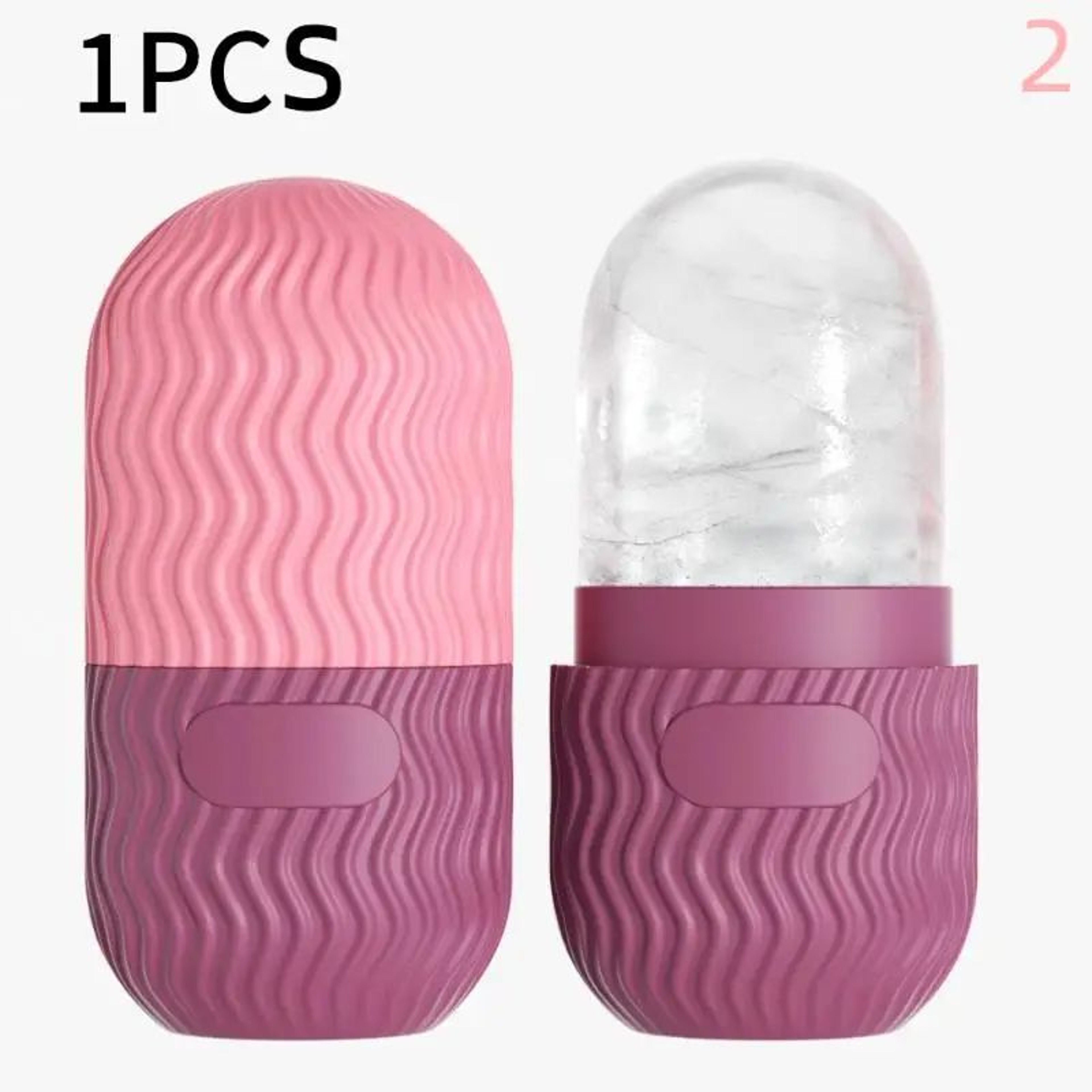 Face Ice Roller Silicone Mold  Reusable Cold Therapy Facial Massager For Pore Care DePuffing  Skin  19