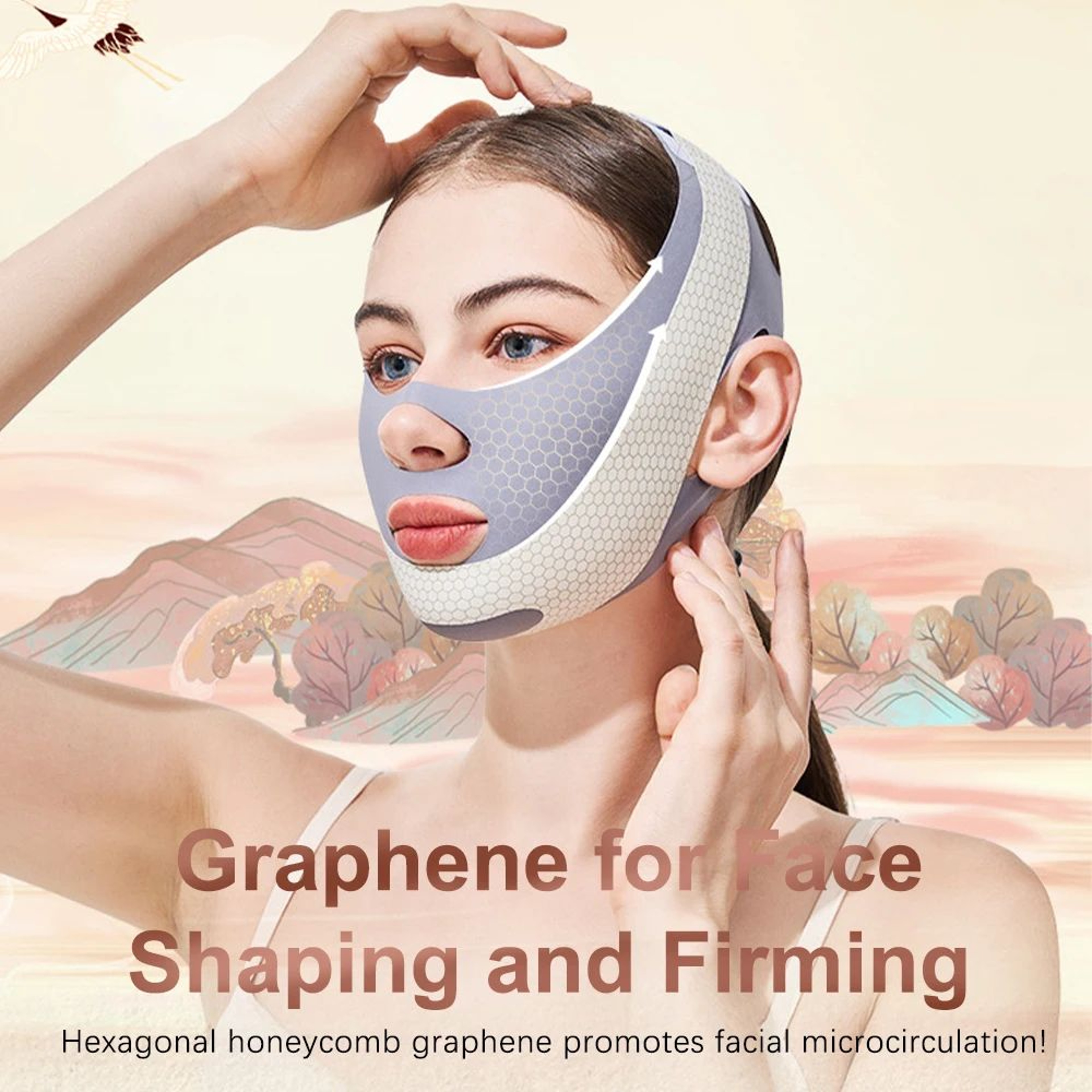 Face Slimming Bandage  V Line Face Shaper Belt For Double Chin Support Face Lift  AntiWrinkle Skin  2
