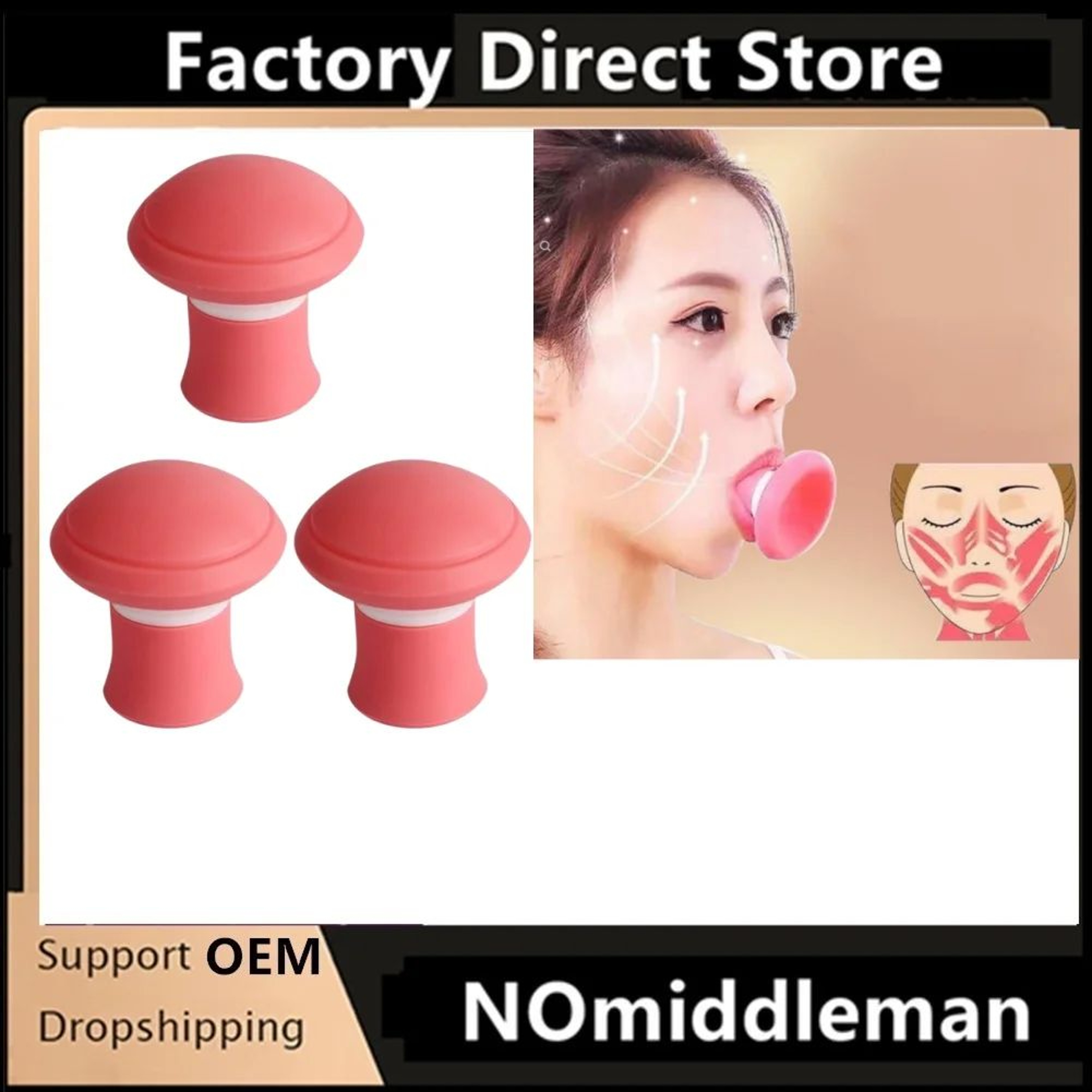 Silicone Facial Massager  Face Trainer  V Face Lifting Tool For Jawline Shaping Facial Toning  Skin