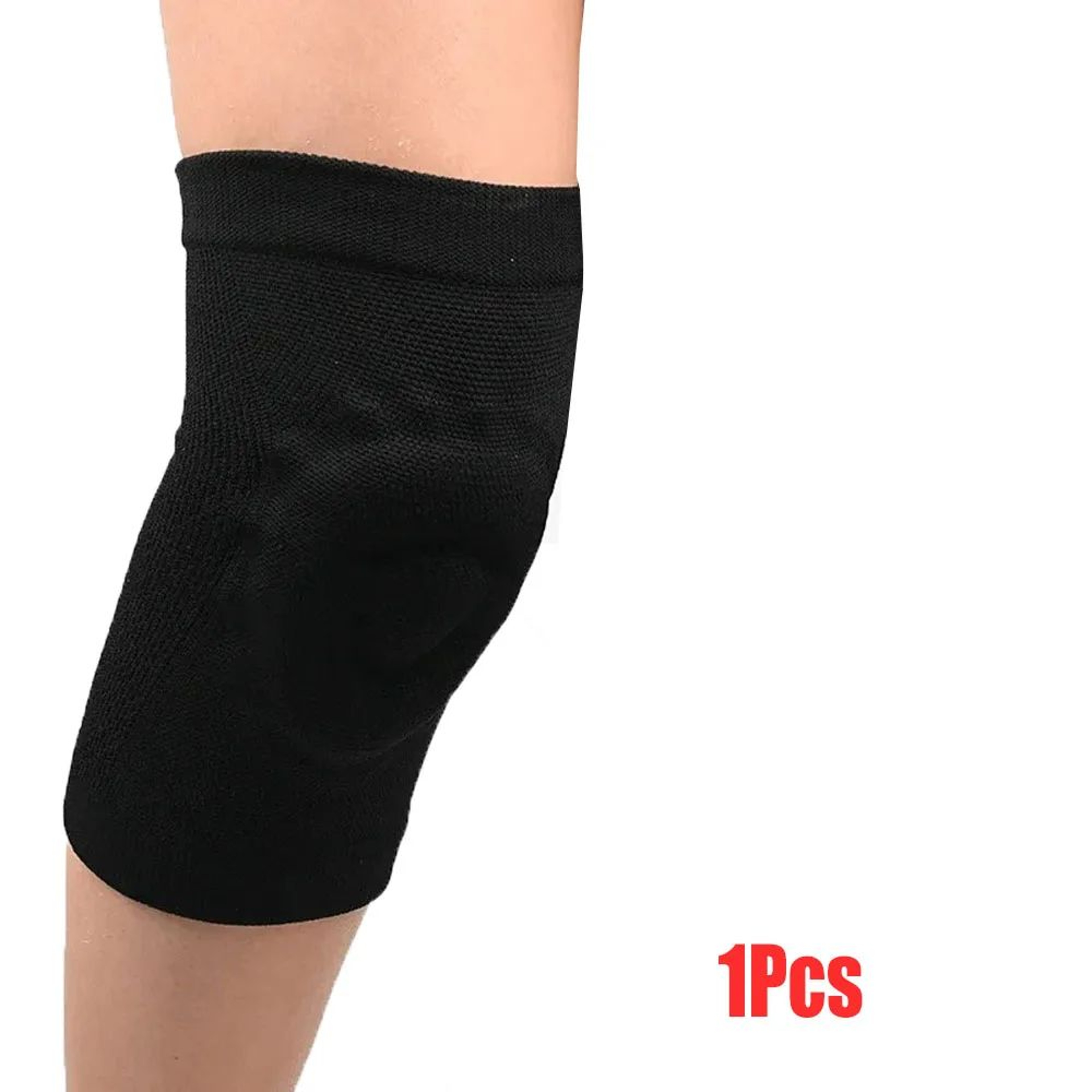 1 Pc Silicone Thin Knee Pad  Compression Knee Support Sleeve For Sports Fitness Running Basketball  6