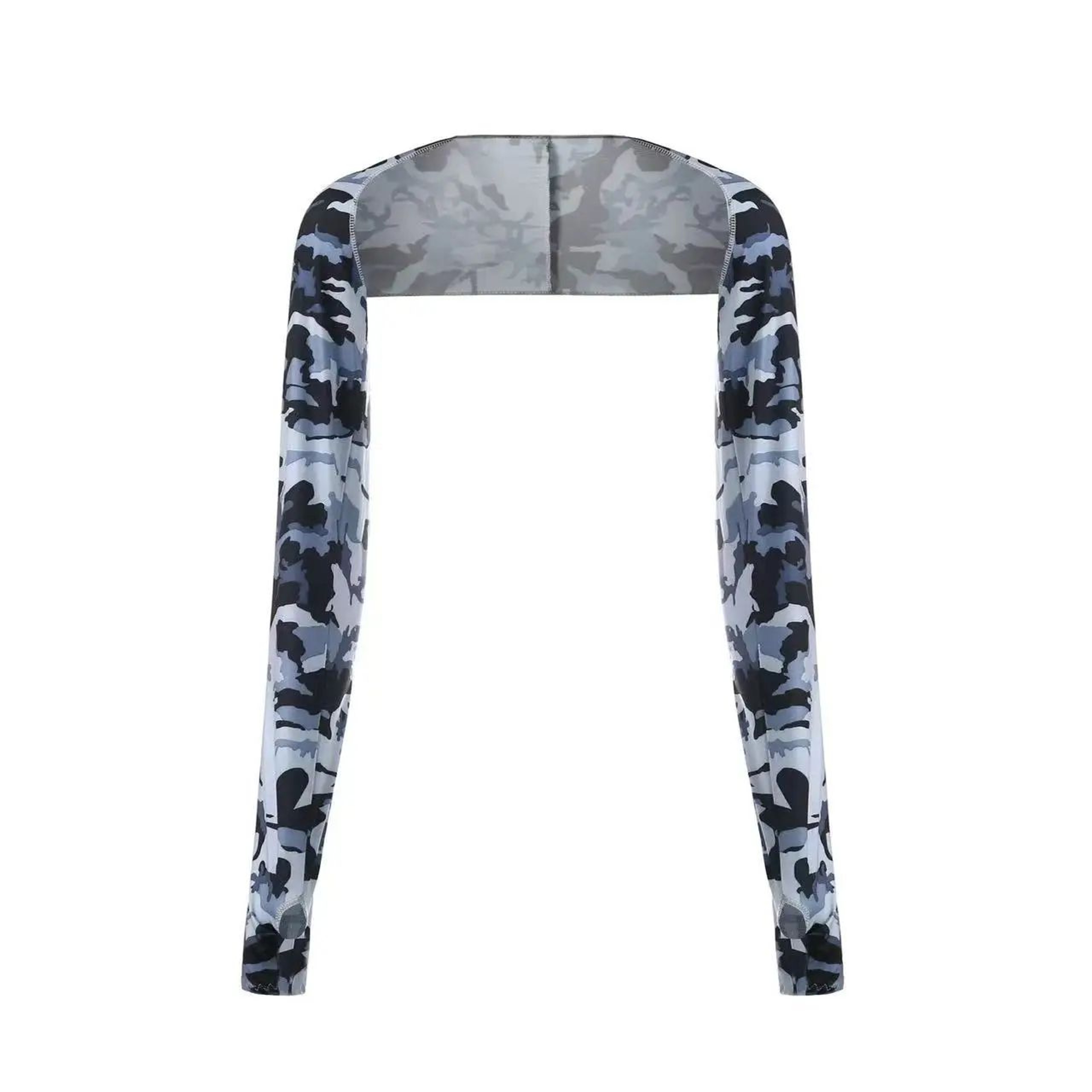 UltraThin Ice Silk Shawl Arm Sleeves  UPF 50 UV Protection Cooling Long Gloves For Outdoor Sports