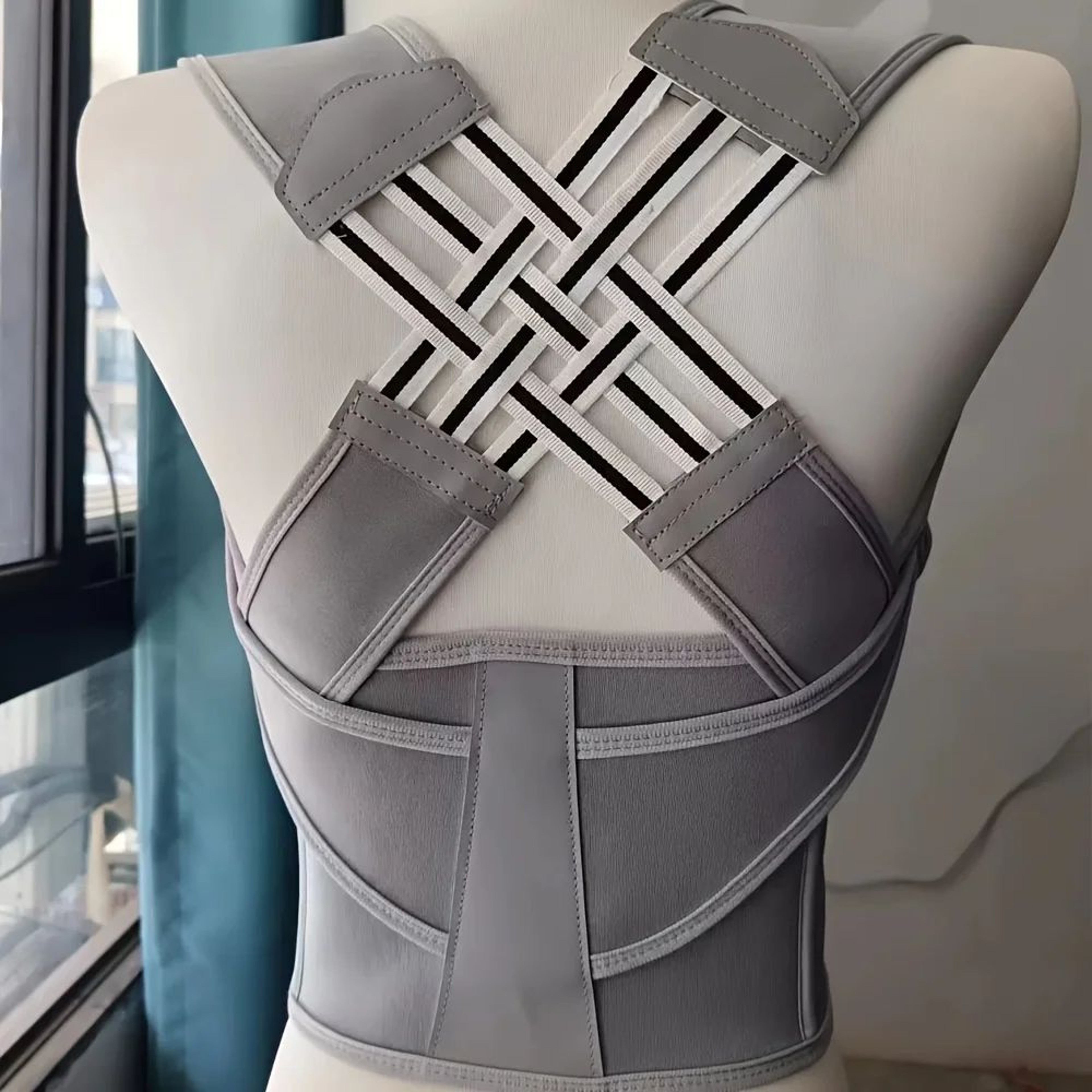 Breathable Back Posture Corrector Brace  Adjustable Shoulder Support Belt For Women Students  Every 3