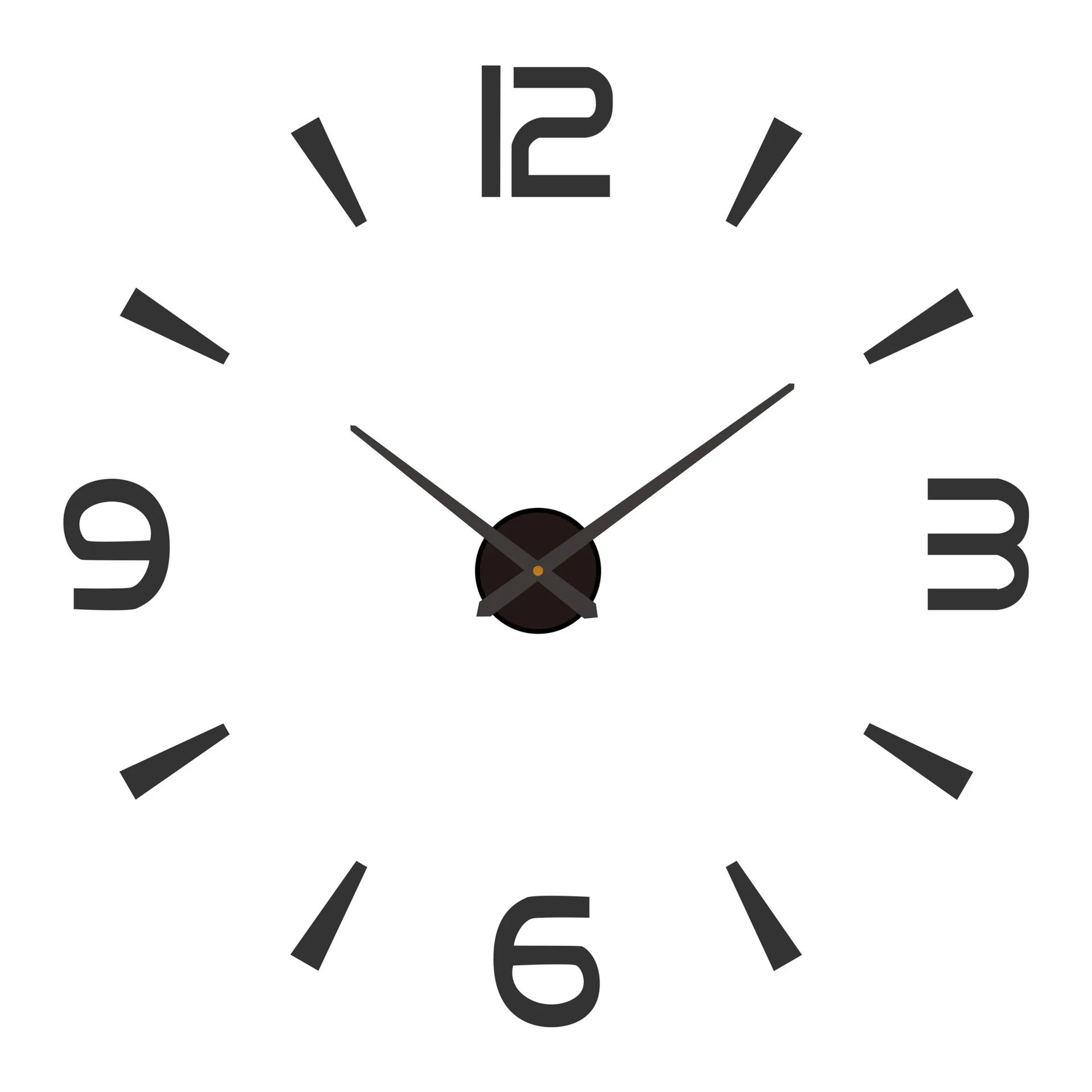 Modern 3D Luminous Frameless Wall Clock  DIY Silent Acrylic Wall Sticker Clock For Home  Office Dec 27
