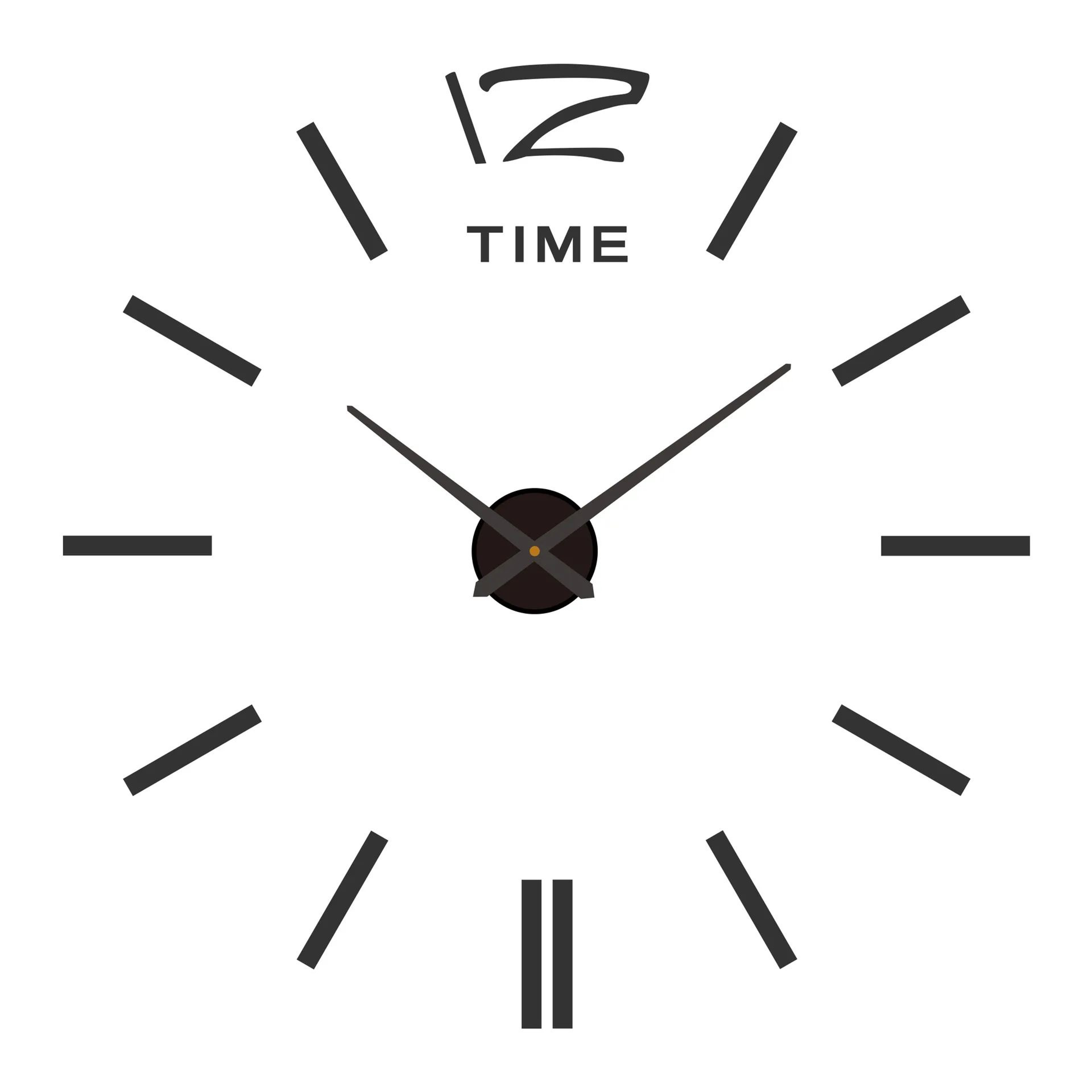 Modern 3D Luminous Frameless Wall Clock  DIY Silent Acrylic Wall Sticker Clock For Home  Office Dec 28